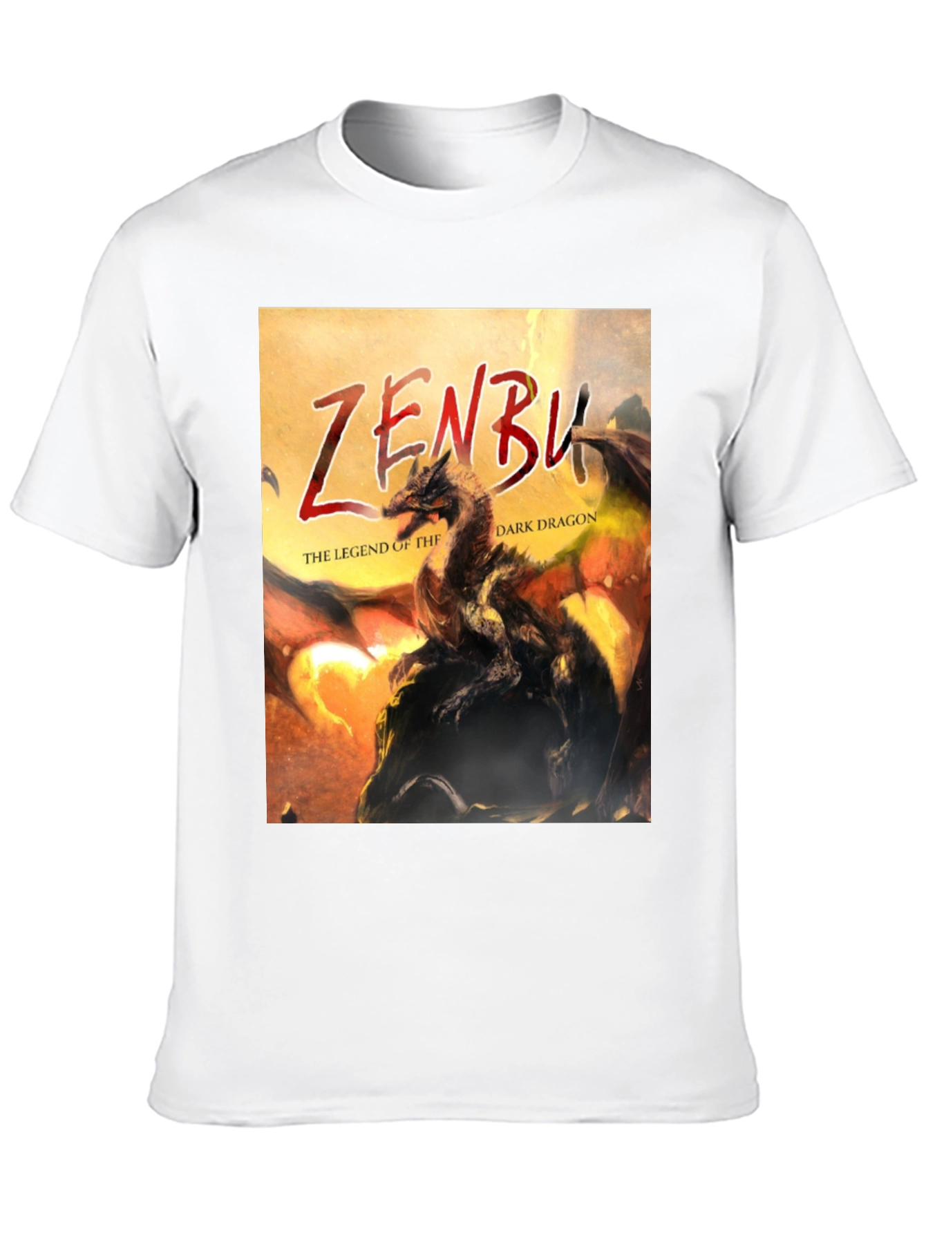 Zenbu Dark Dragon Legend Graphic T-Shirt