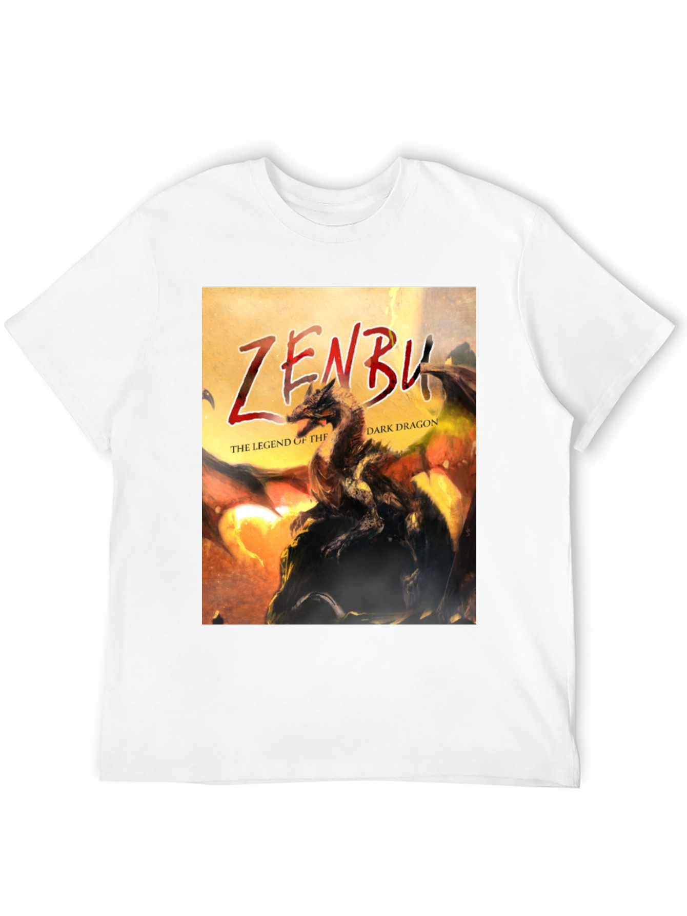 Zenbu Dark Dragon Legend Graphic T-Shirt