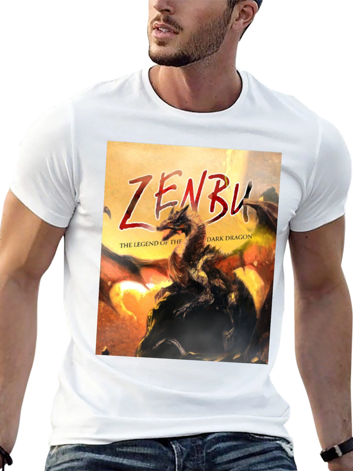 Zenbu Dark Dragon Legend Graphic T-Shirt