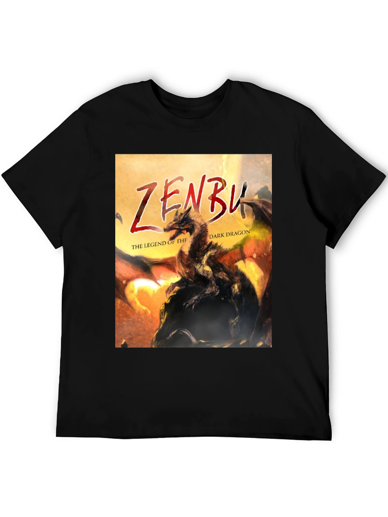 Zenbu Dark Dragon Legend Graphic T-Shirt