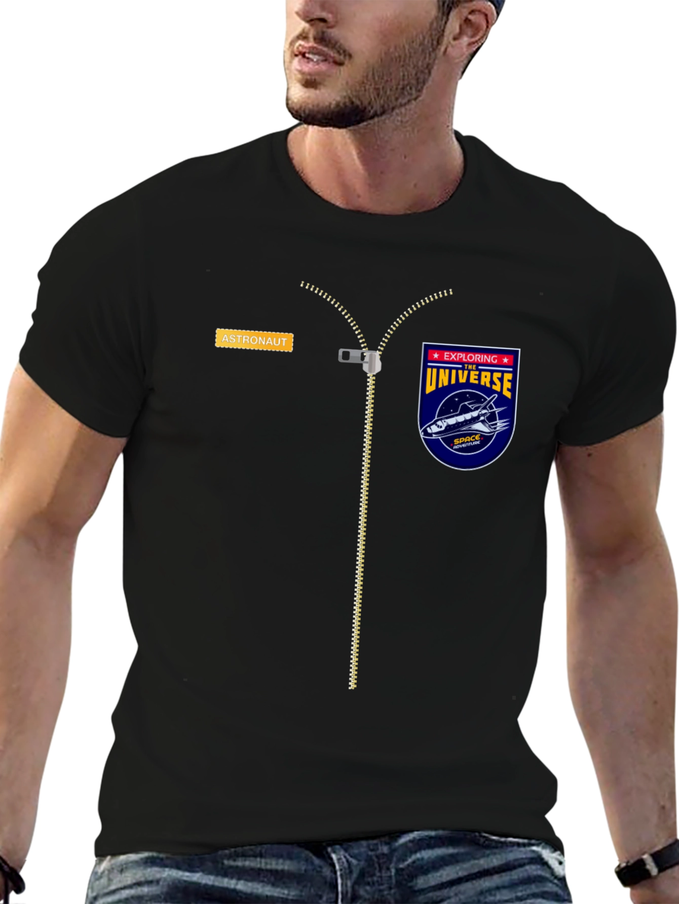 Astronaut Explorer Graphic Tee - Space Shuttle Design