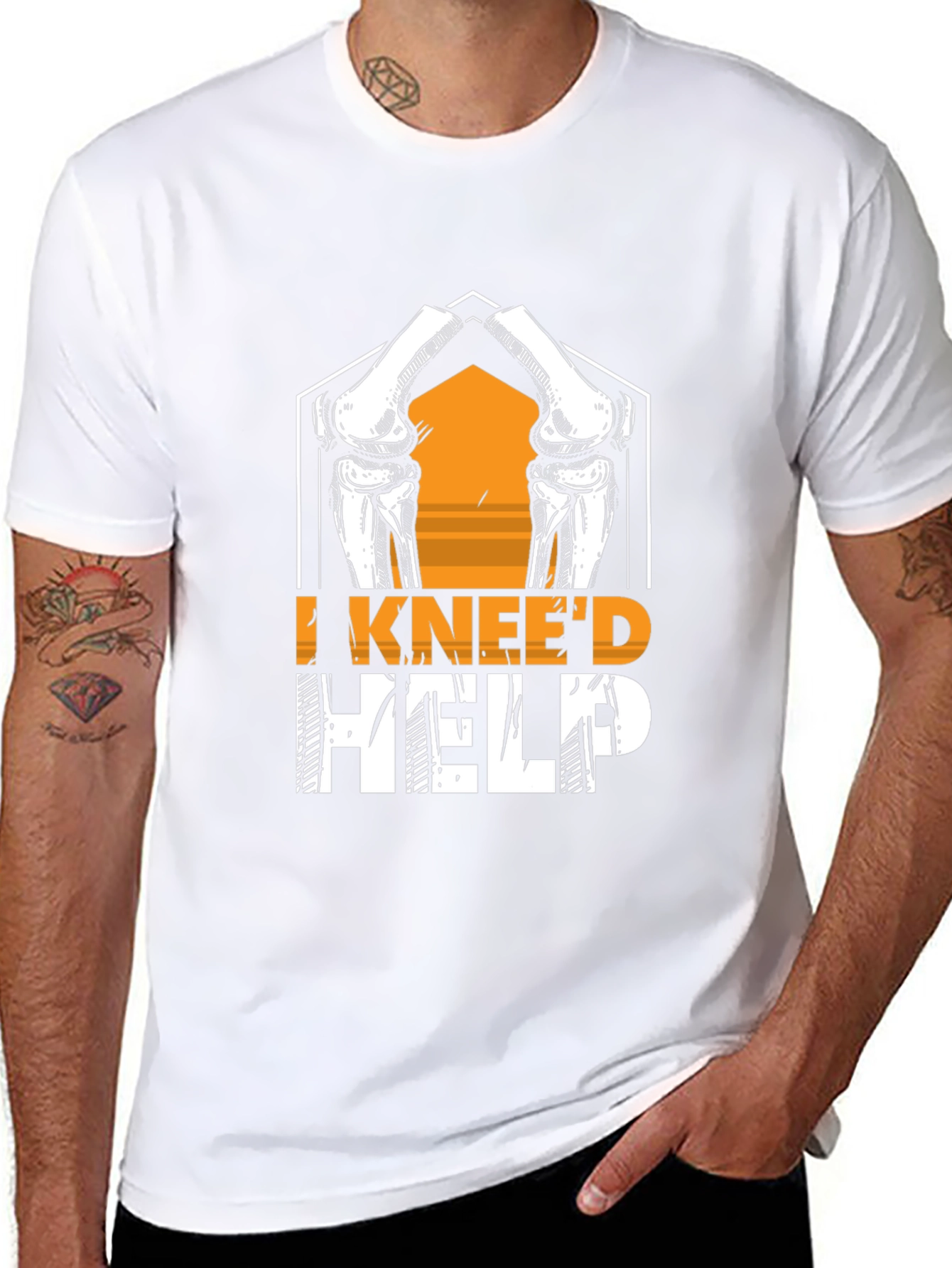 I Kneed Help T-Shirt Funny Orthopedic Tee