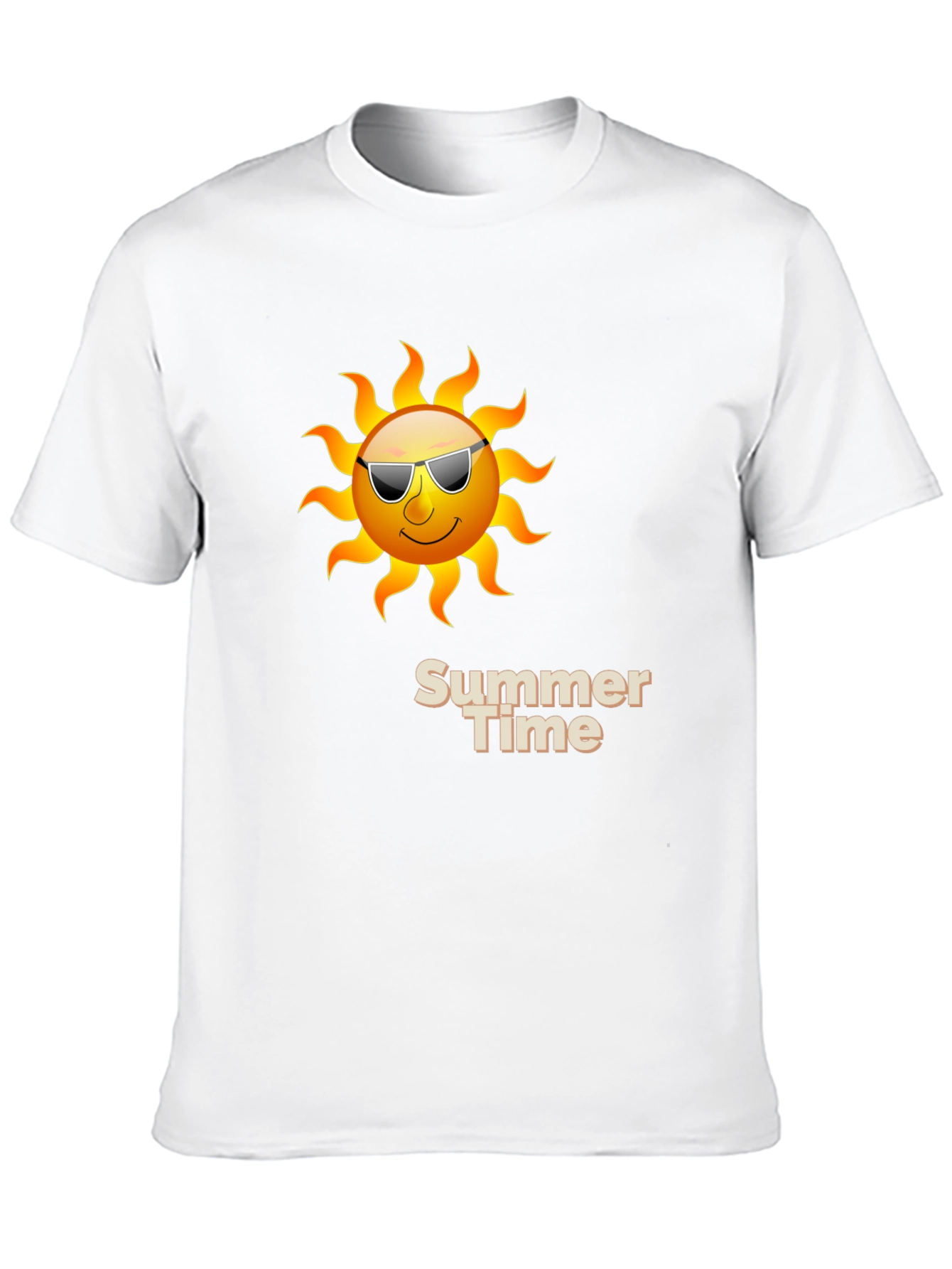 Summer Time Graphic T-Shirt - Sun with Shades