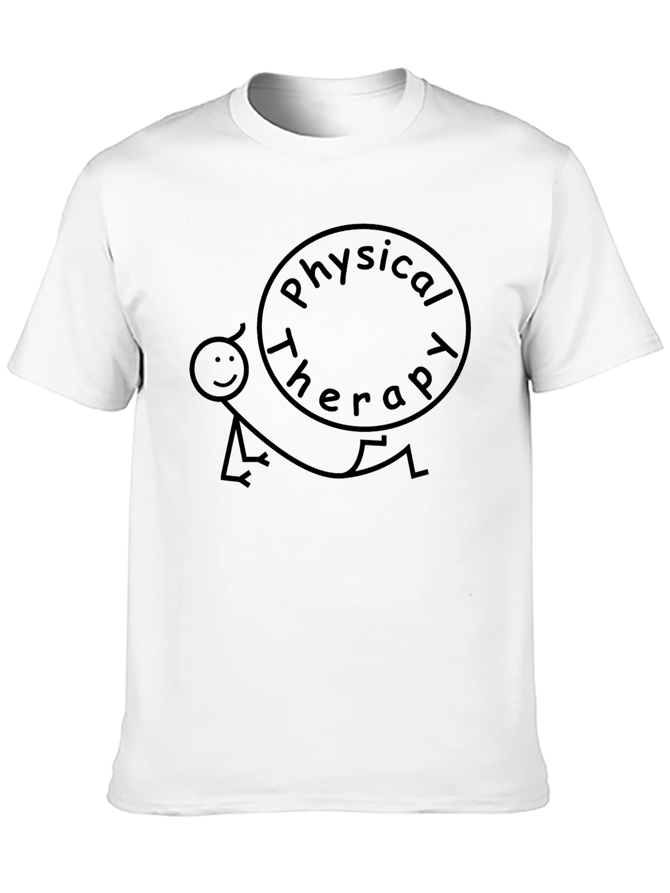 Physical Therapy Stick Figure Graphic Tee