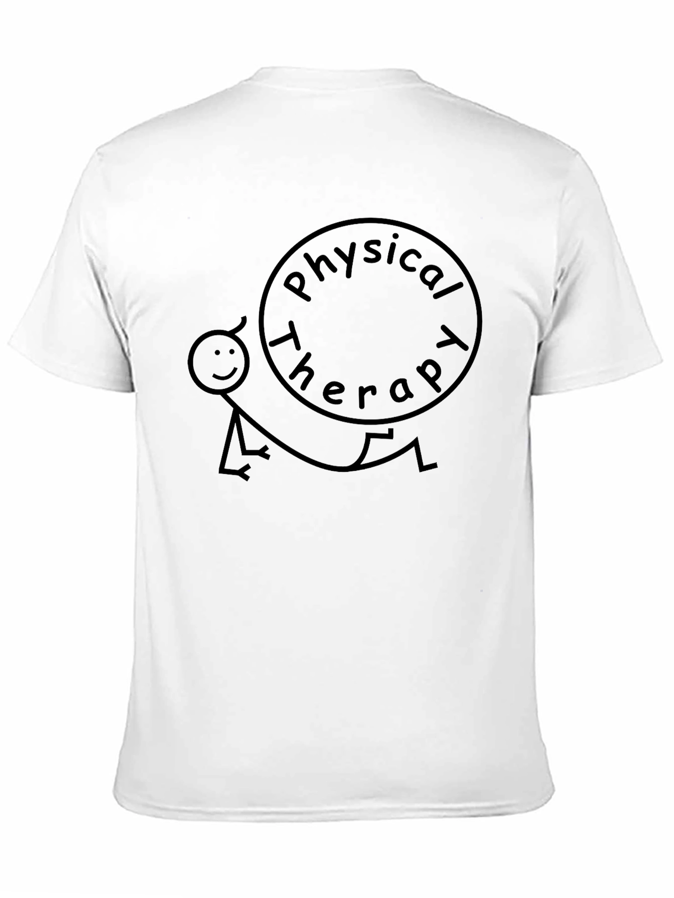 Physical Therapy Stick Figure Graphic Tee