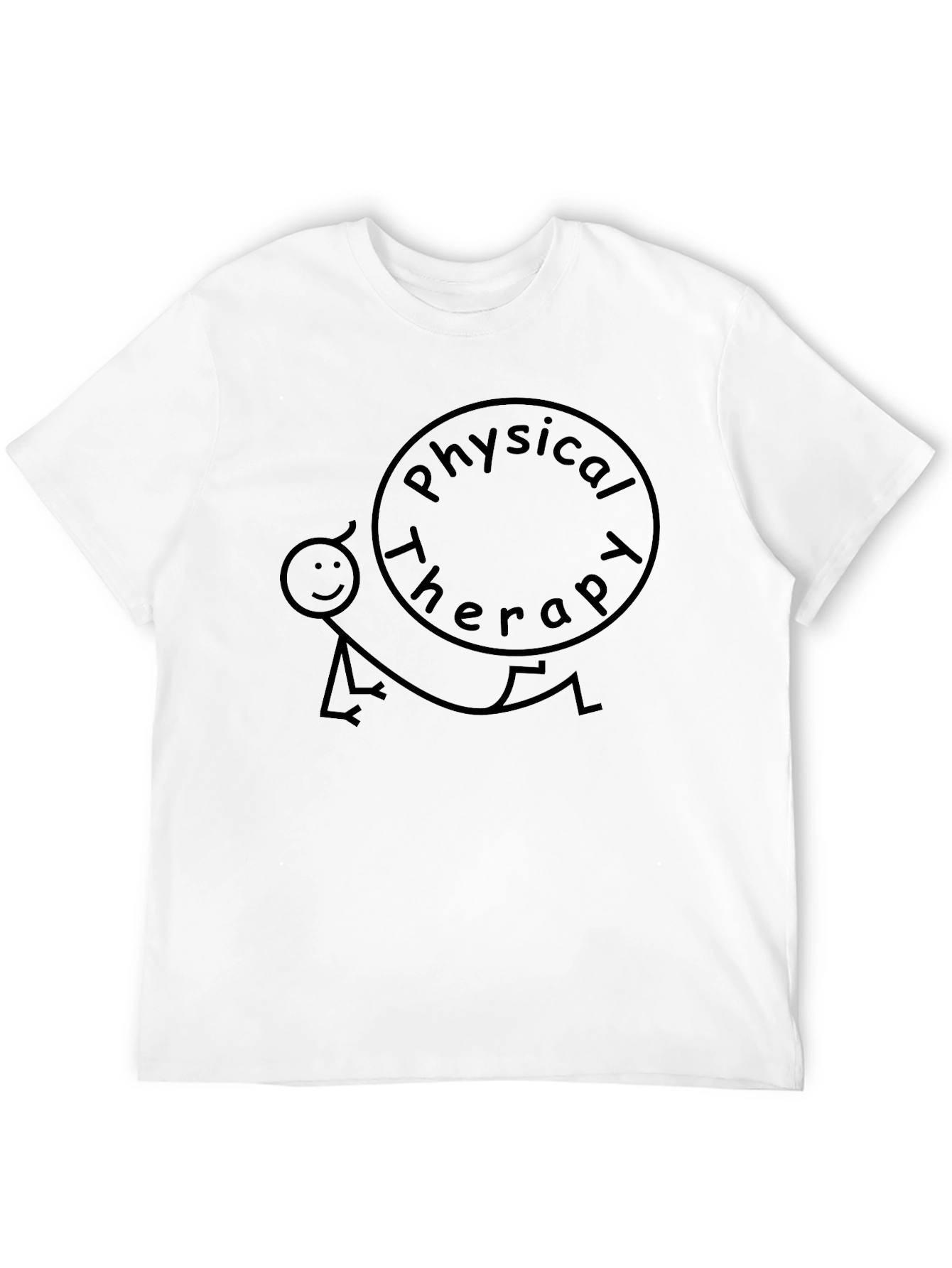 Physical Therapy Stick Figure Graphic Tee