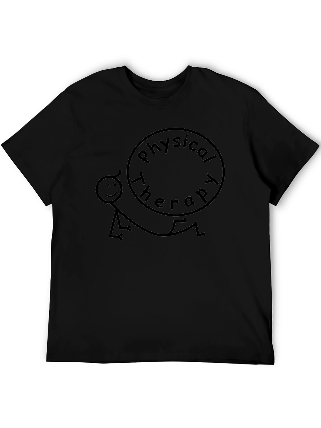 Physical Therapy Stick Figure Graphic Tee