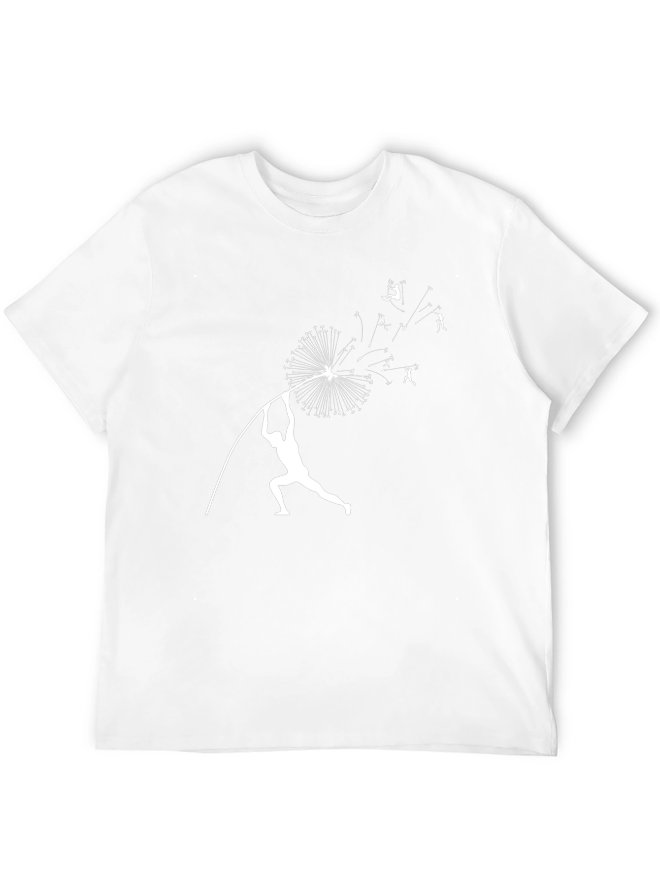 Dandelion Pole Vault Black T-Shirt