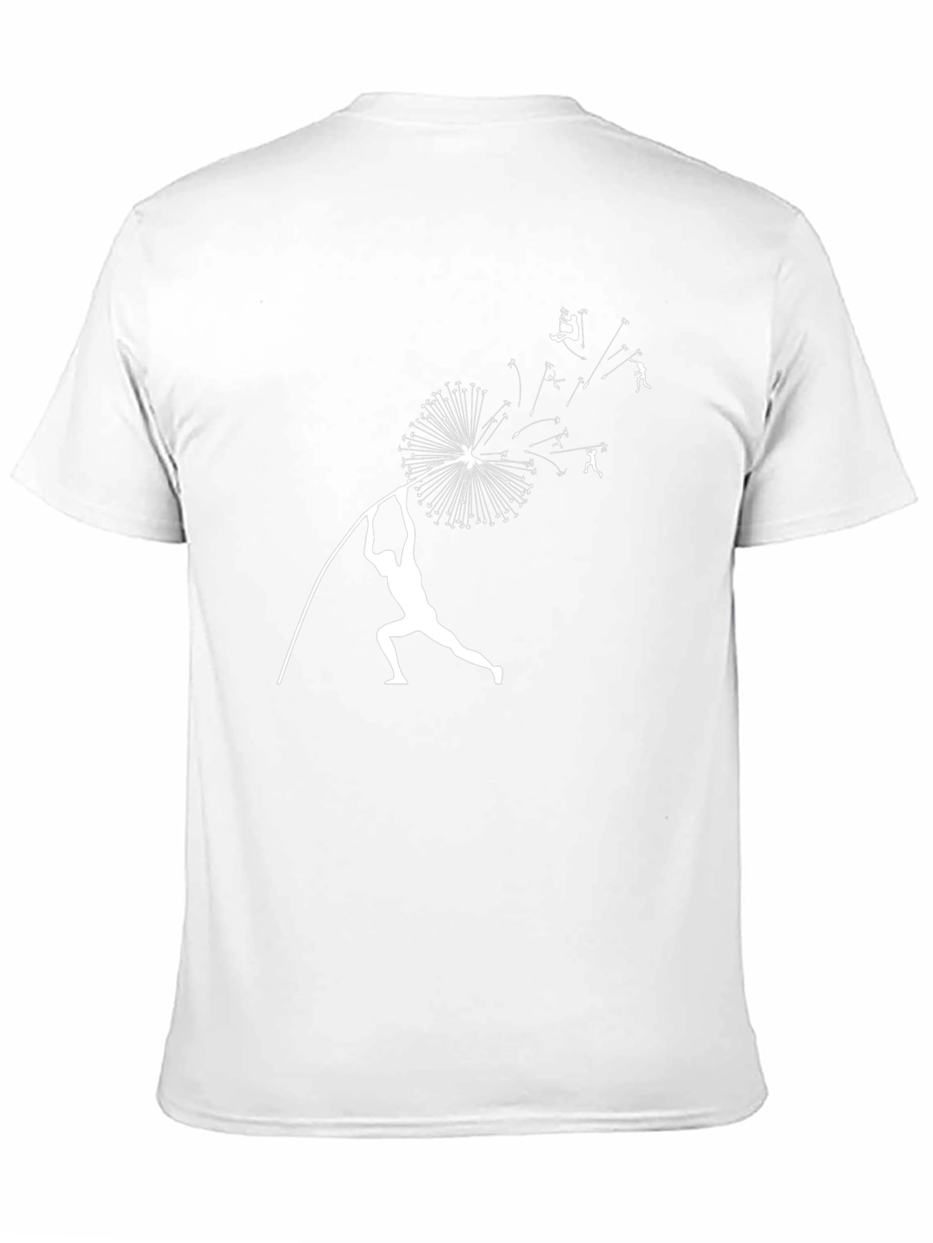 Dandelion Pole Vault Black T-Shirt
