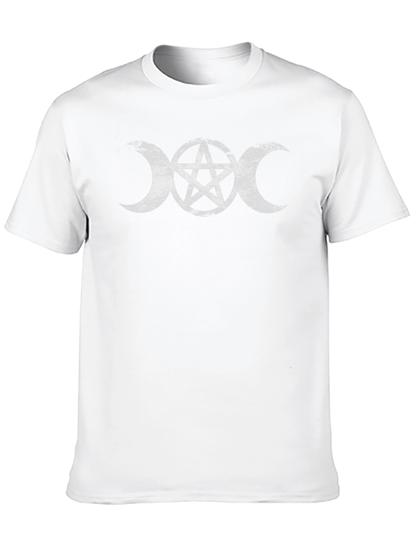 Triple Moon Goddess Pentacle T-Shirt - Wiccan Pagan Tee