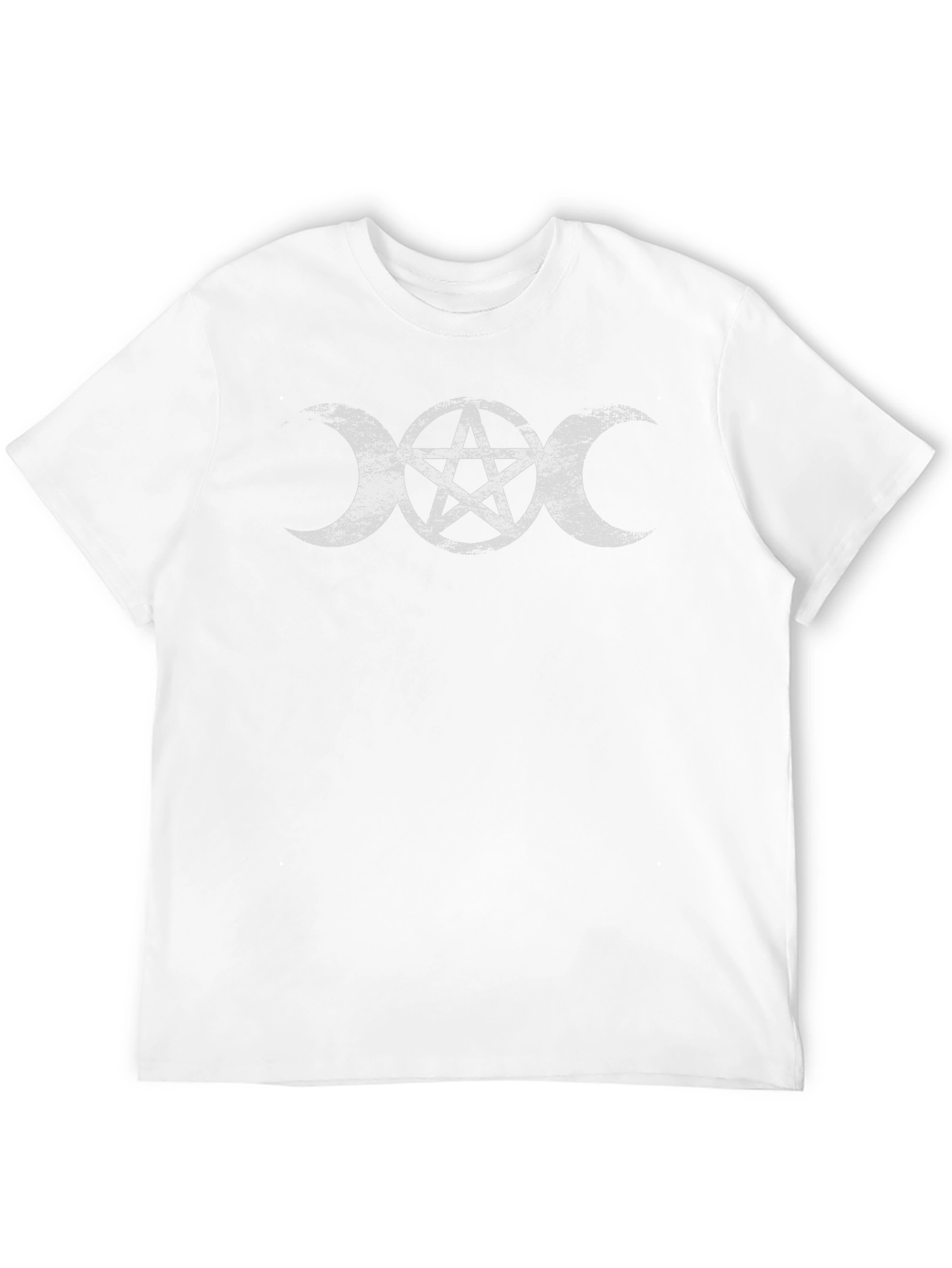 Triple Moon Goddess Pentacle T-Shirt - Wiccan Pagan Tee