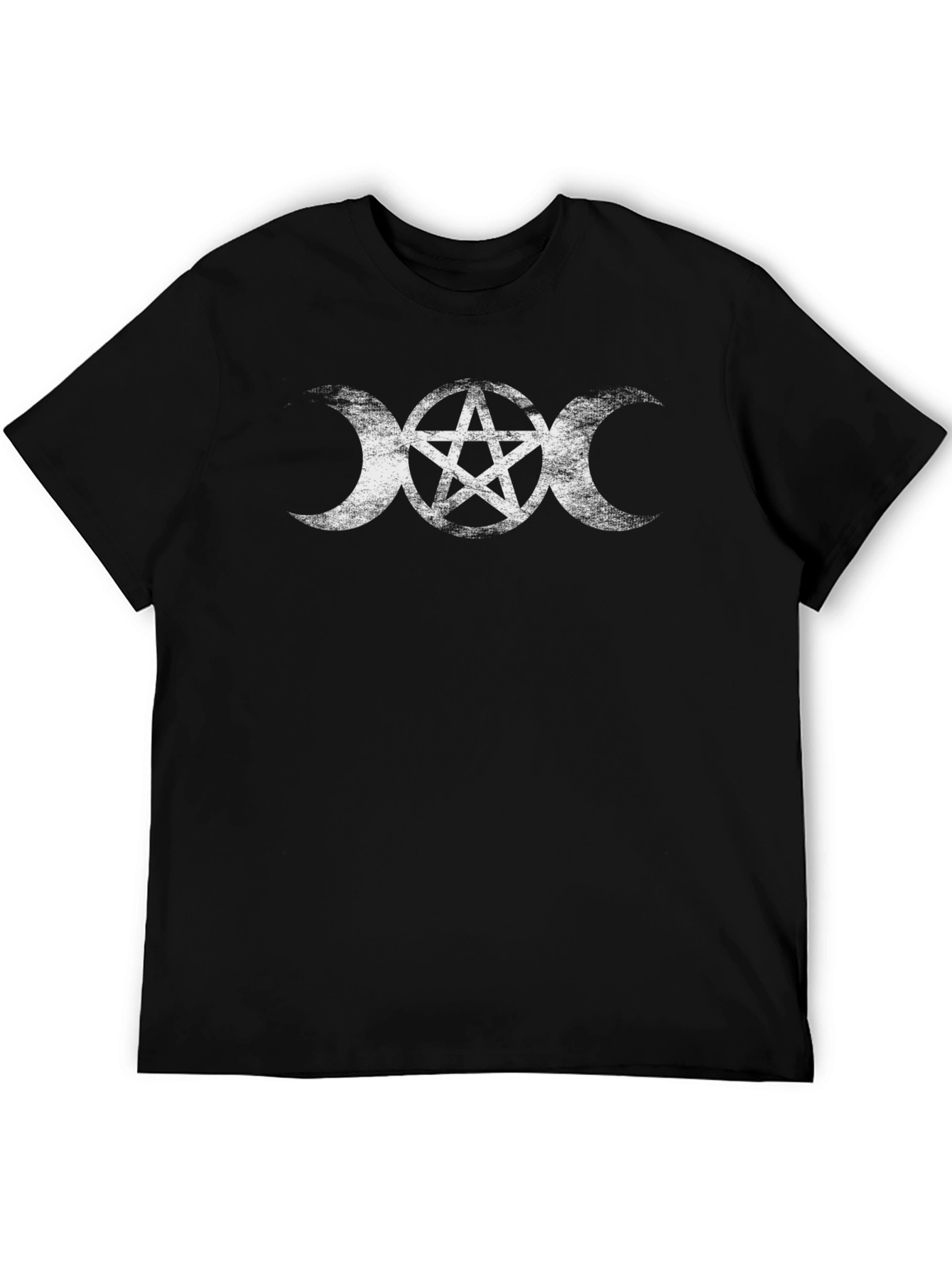 Triple Moon Goddess Pentacle T-Shirt - Wiccan Pagan Tee