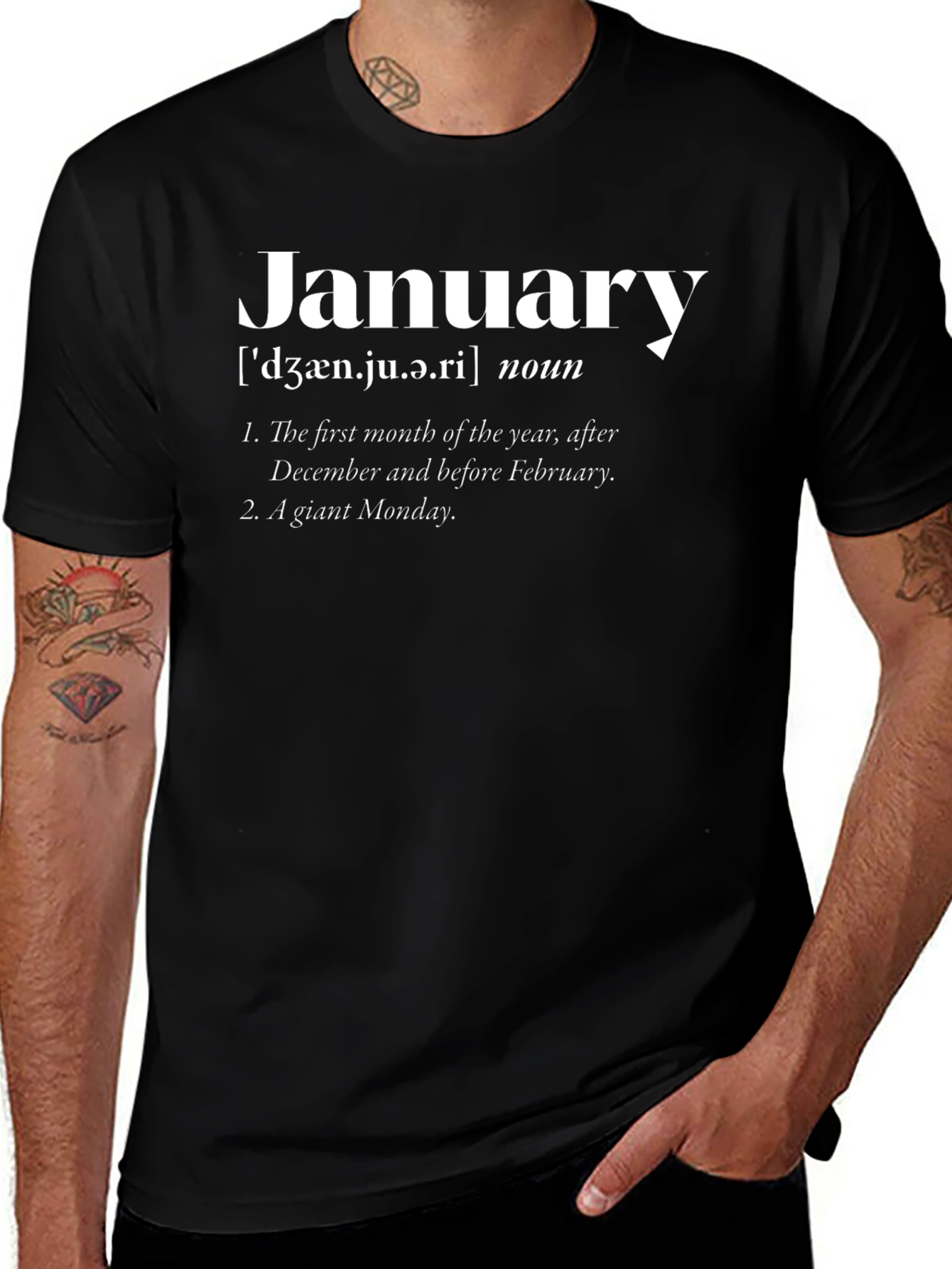 January Definition Graphic T-Shirt