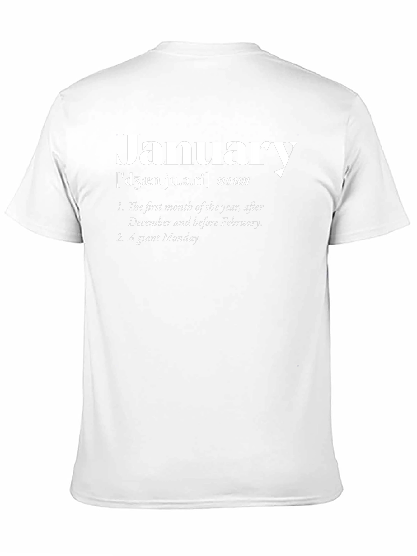 January Definition Graphic T-Shirt