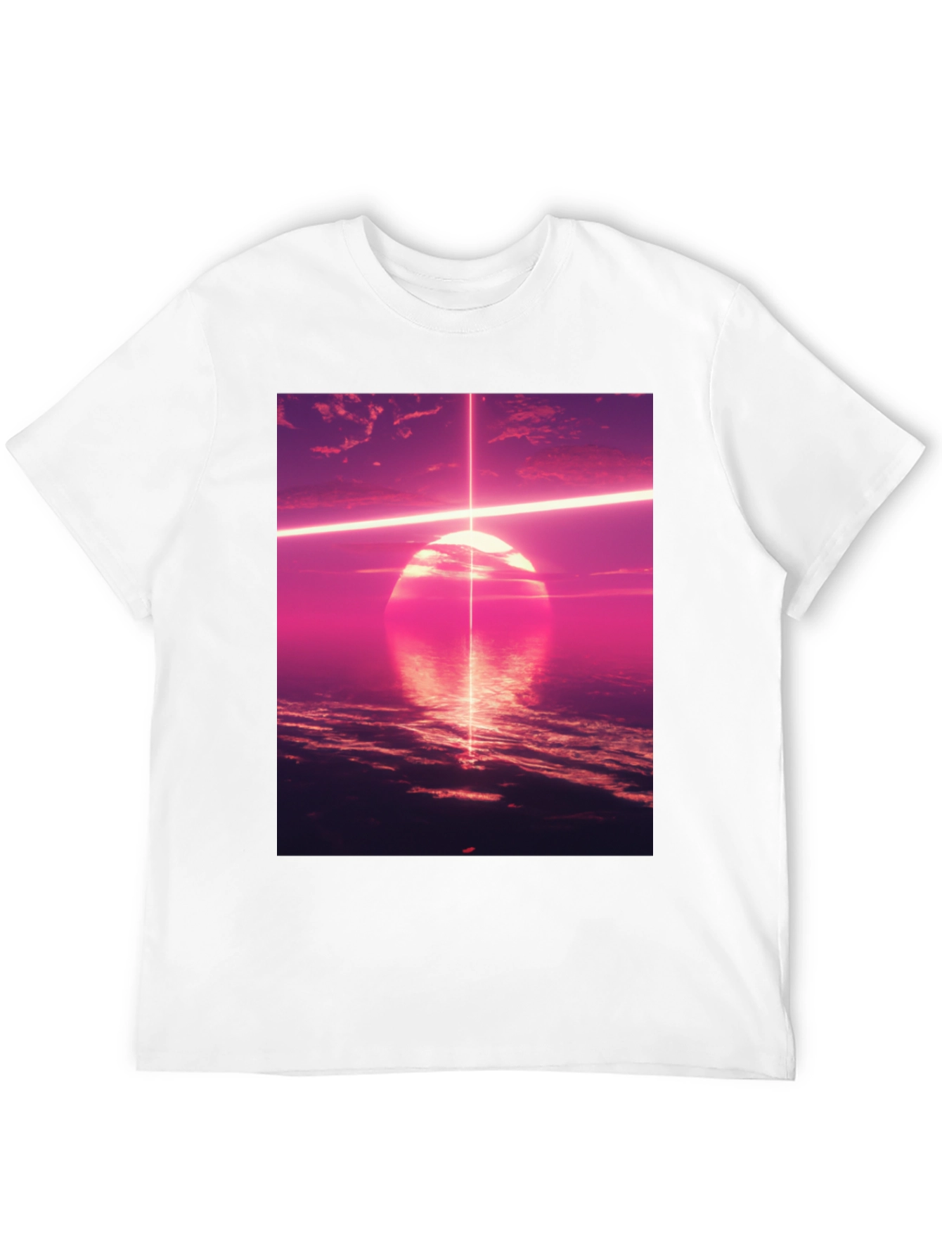 Sunset Laser Graphic Tee