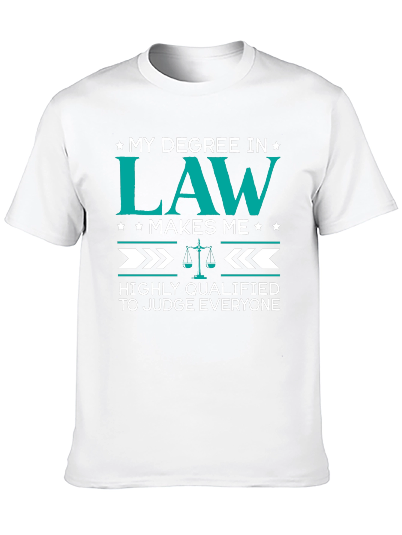 Law Degree Humor T-Shirt - Judge Everyone