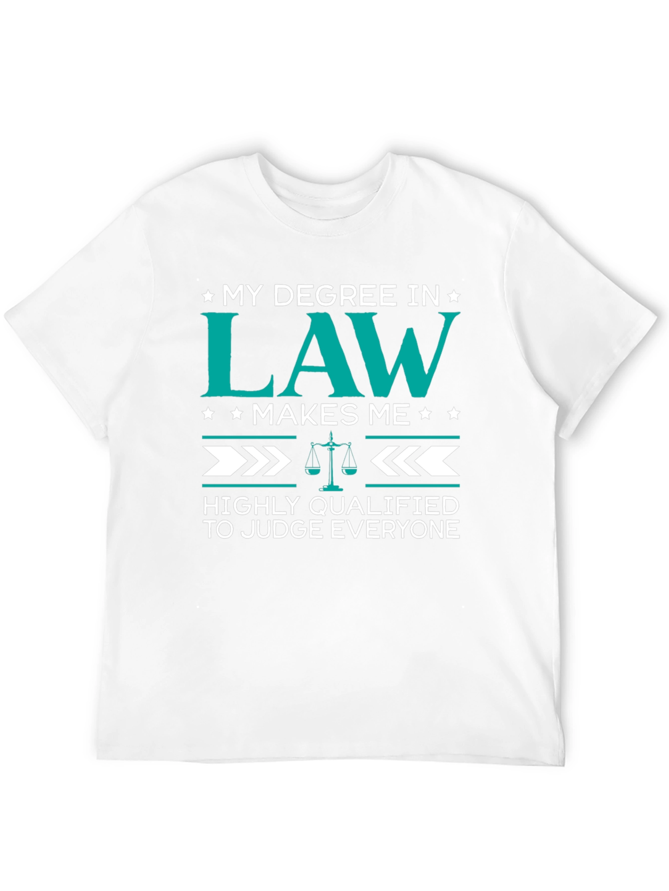Law Degree Humor T-Shirt - Judge Everyone