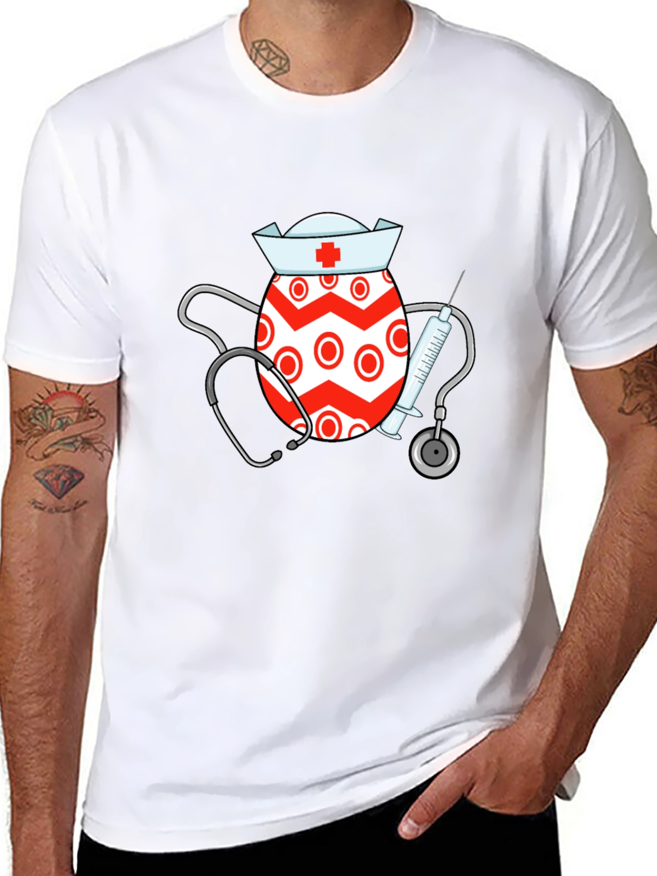 Nurse Egg T-Shirt - Easter Doctor Funny Tee