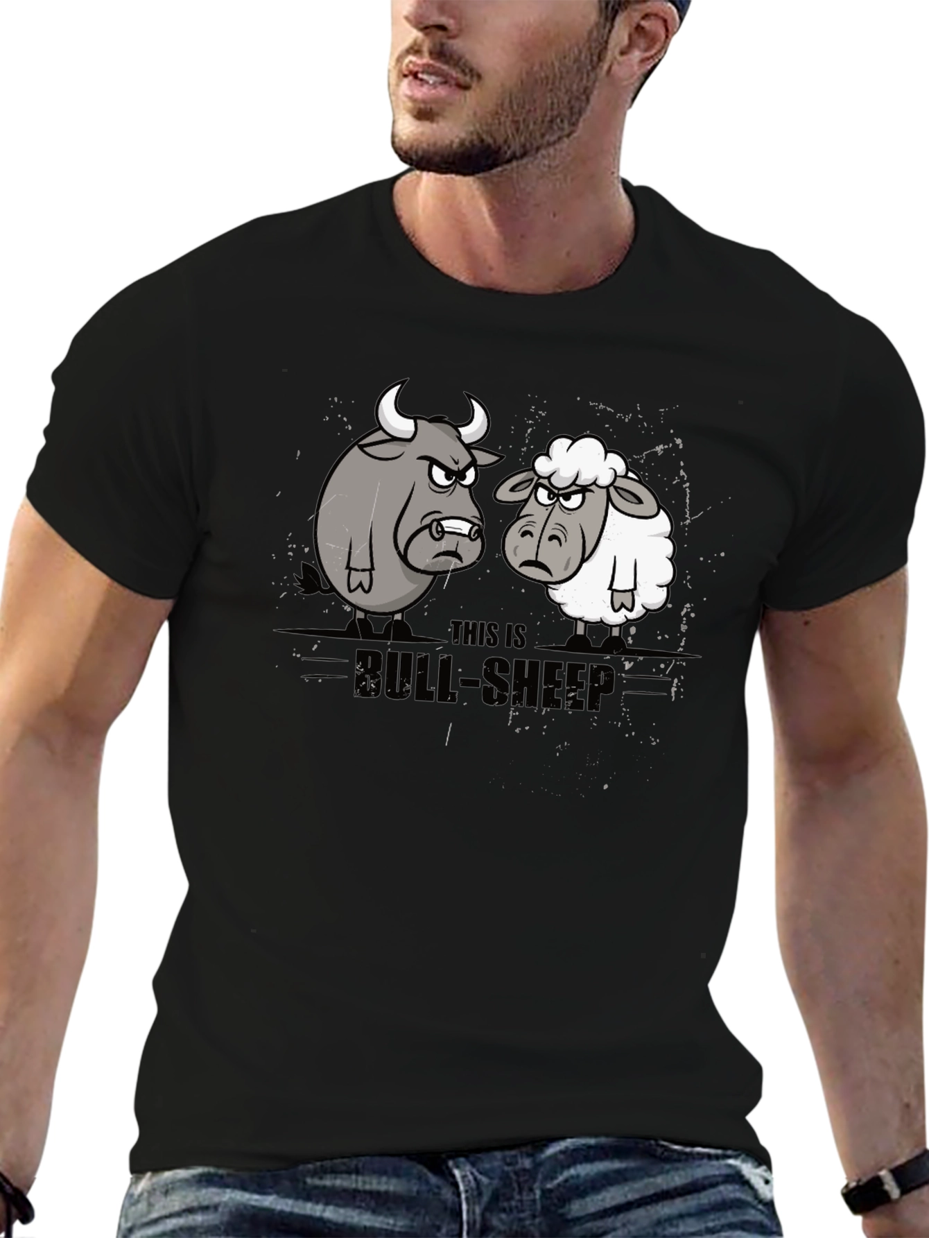 Bull-Sheep Graphic Tee