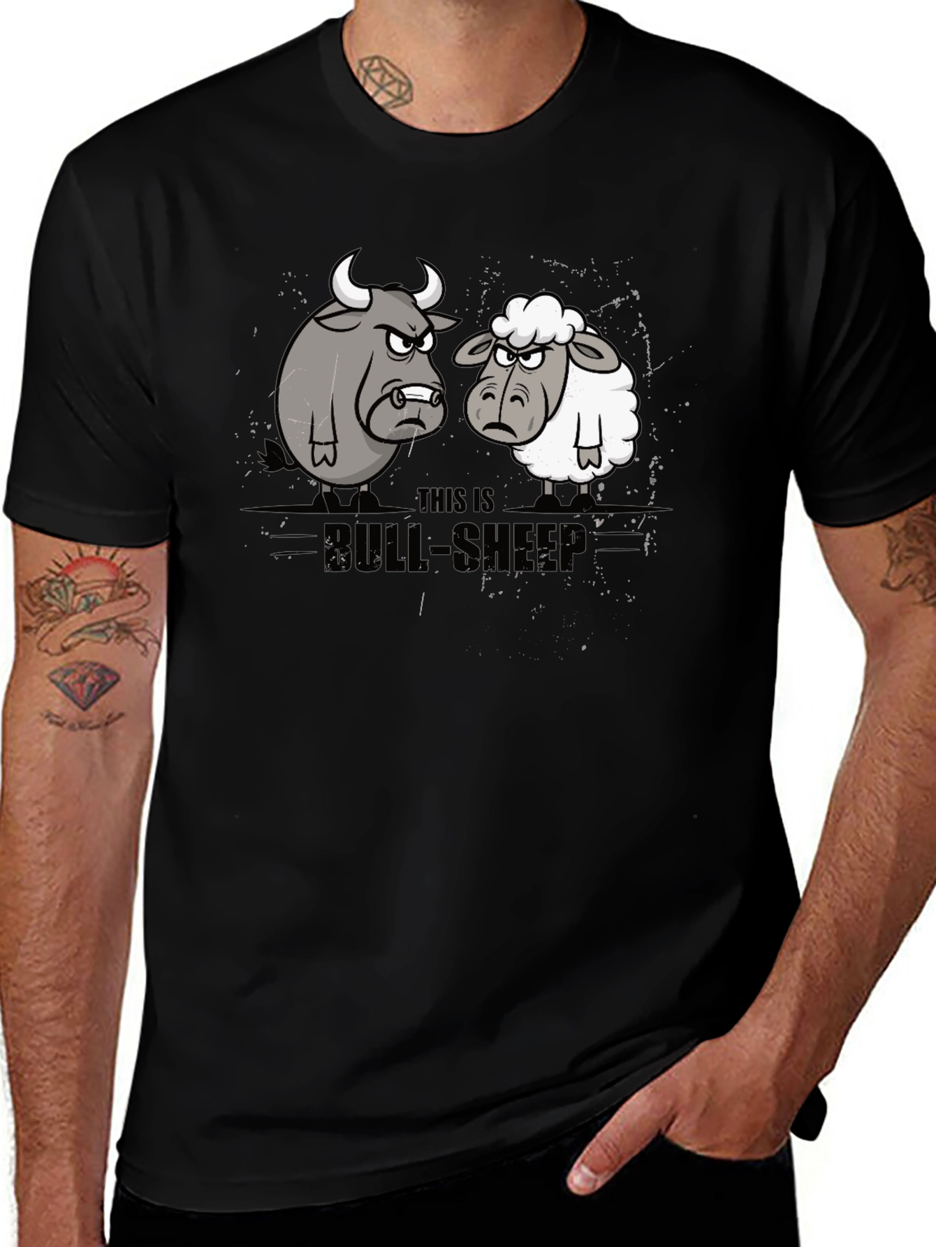 Bull-Sheep Graphic Tee