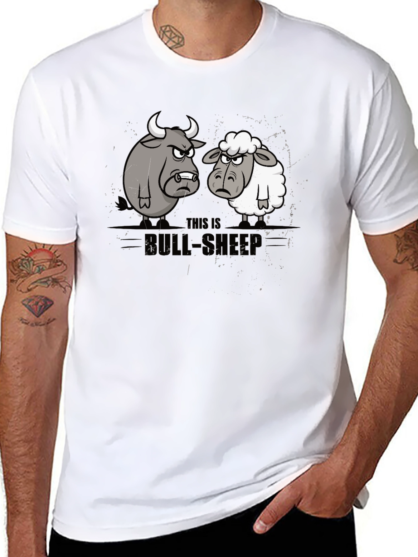 Bull-Sheep Graphic Tee