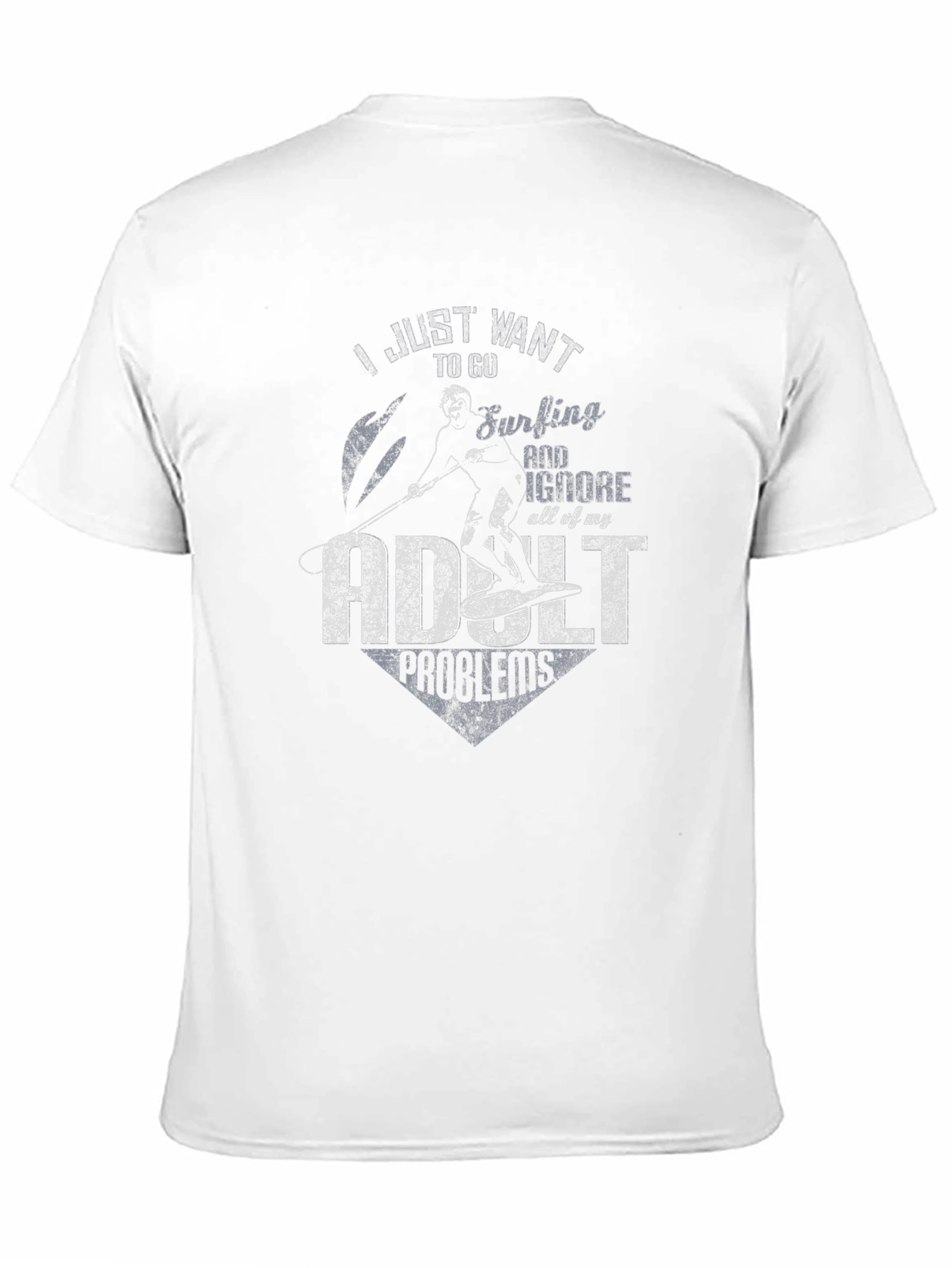 Surfing Adult Problems T-Shirt