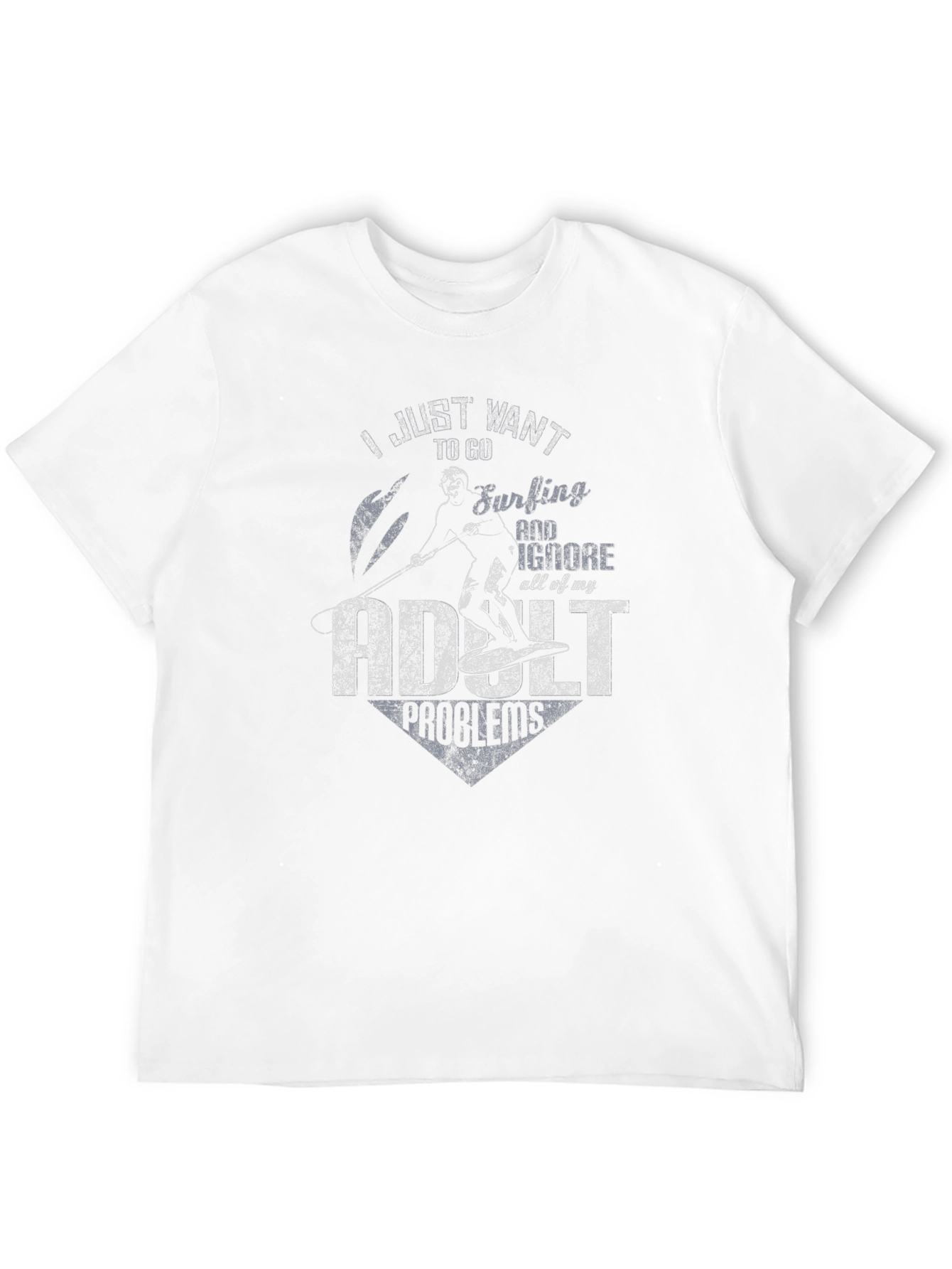Surfing Adult Problems T-Shirt