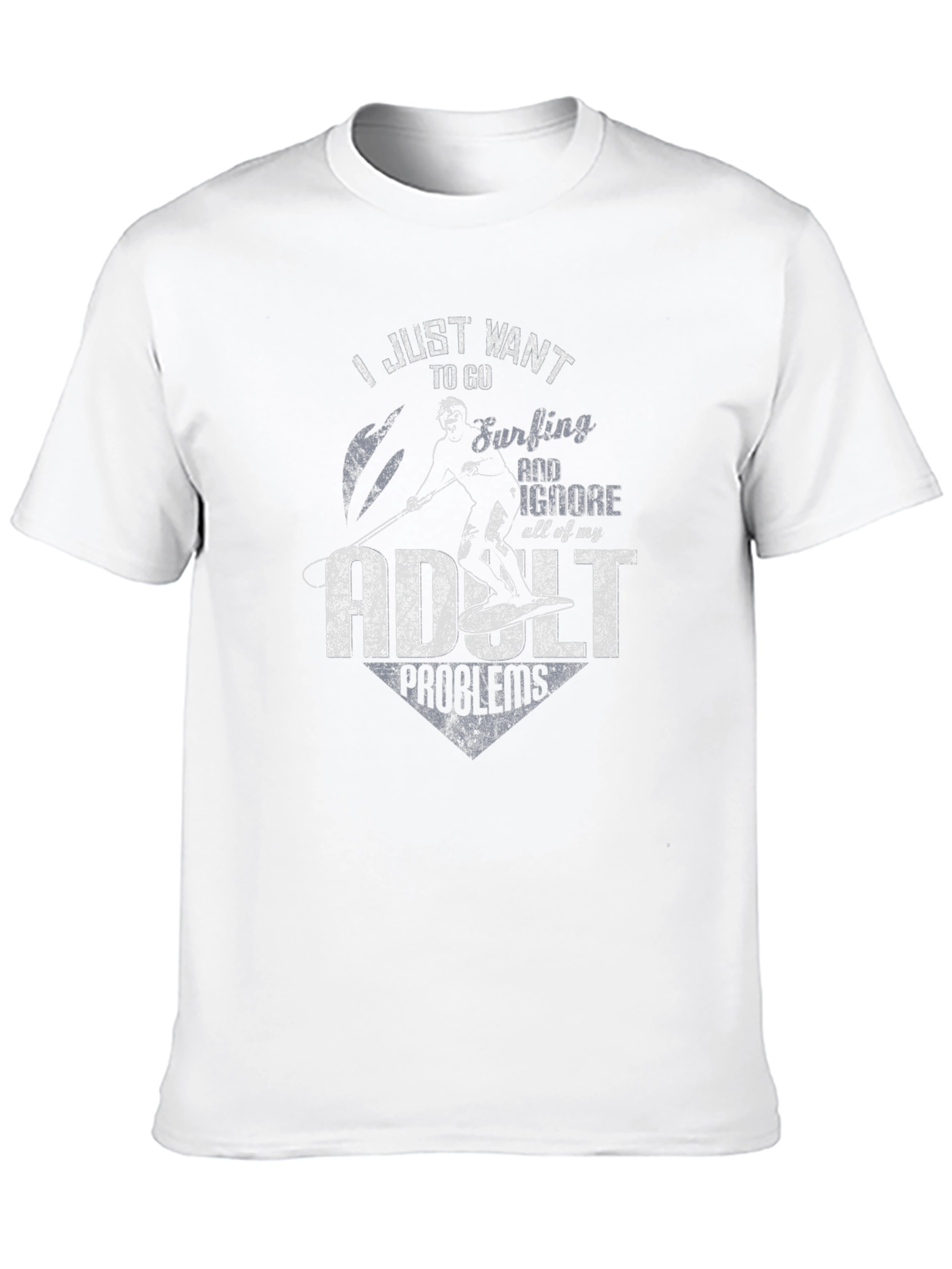 Surfing Adult Problems T-Shirt