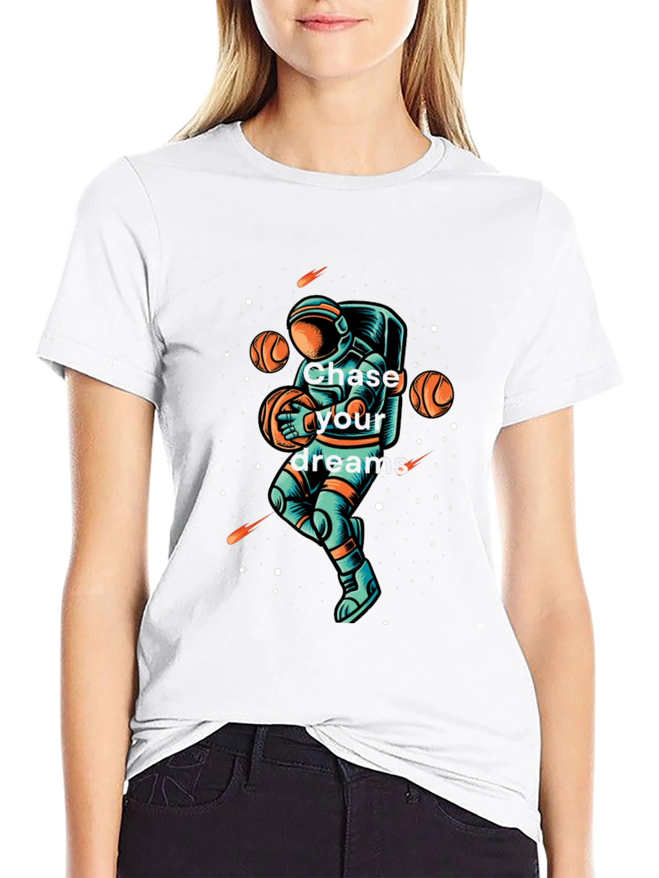 Chase Your Dreams Astronaut Graphic Tee
