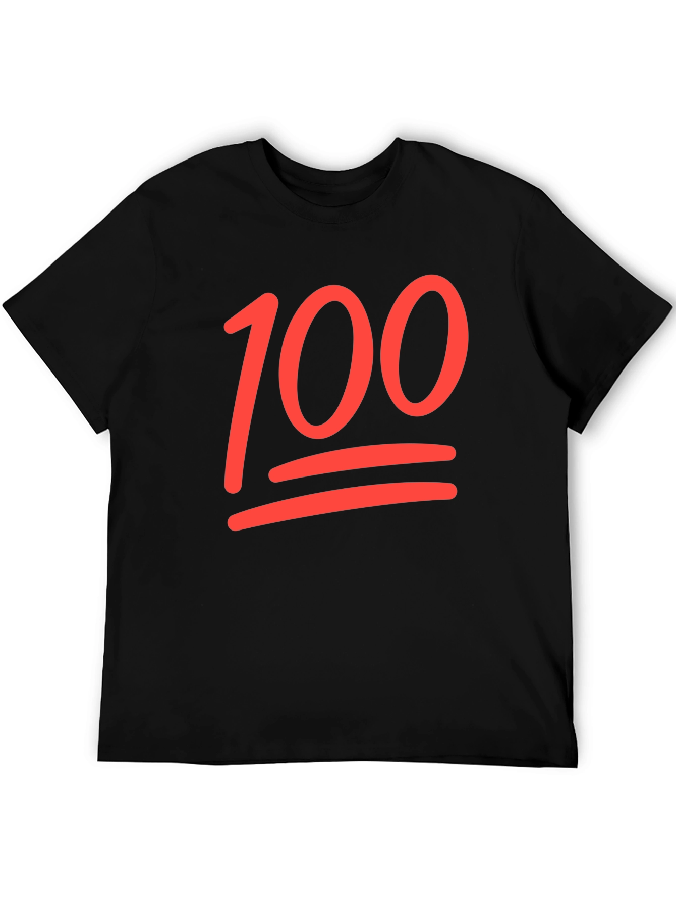 100 Emoji Black T-Shirt