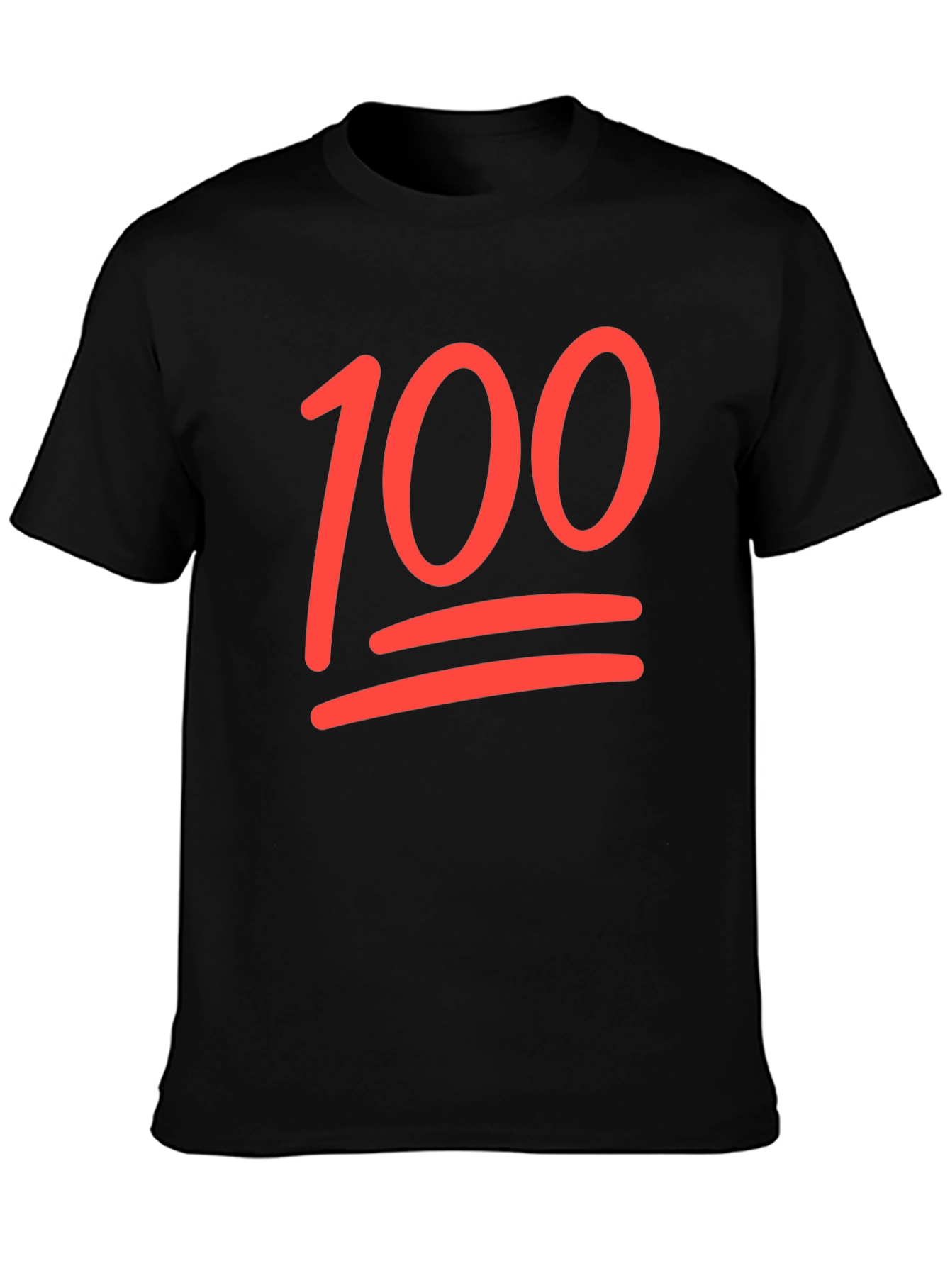 100 Emoji Black T-Shirt