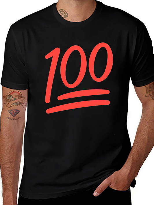 100 Emoji Black T-Shirt