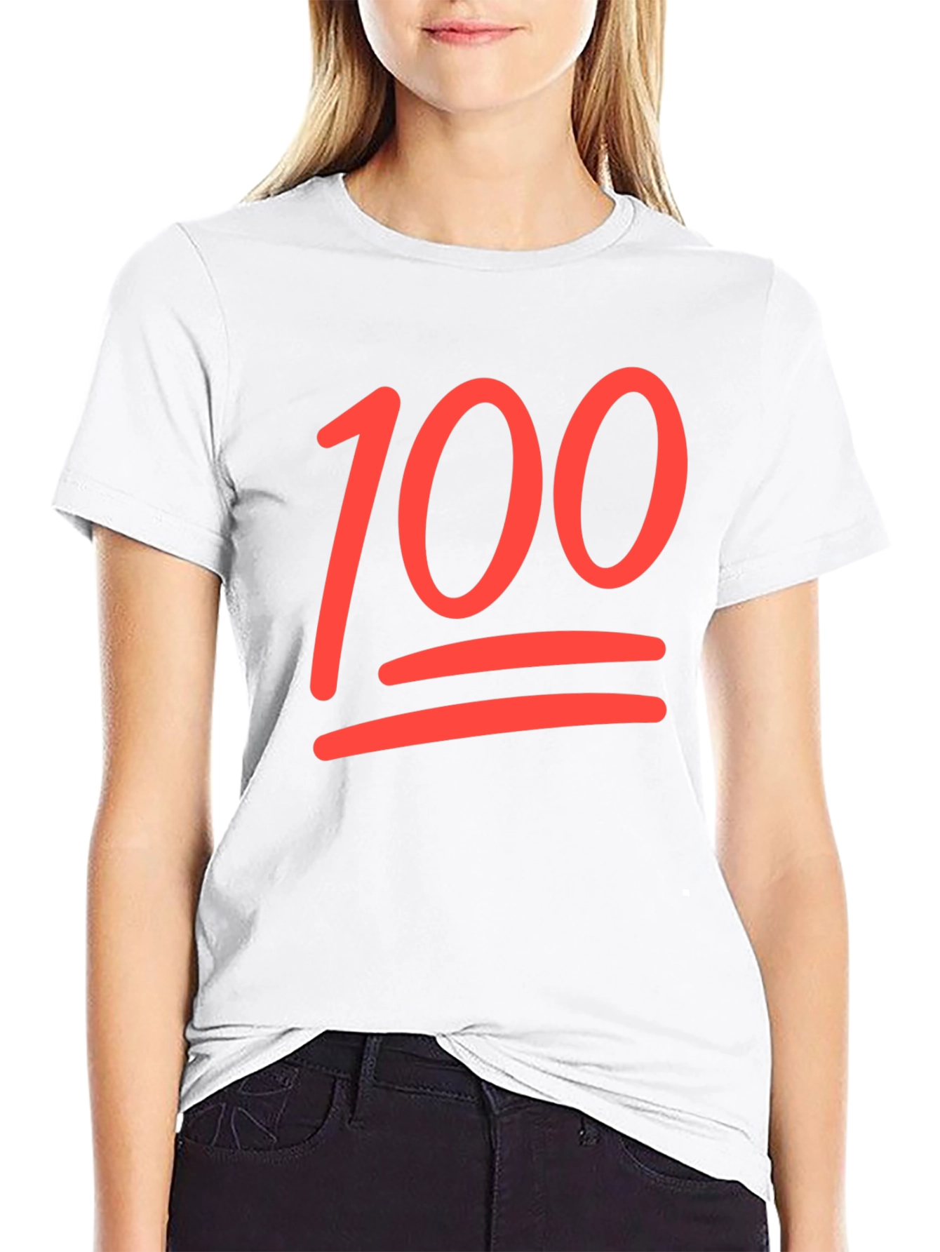 100 Emoji Black T-Shirt