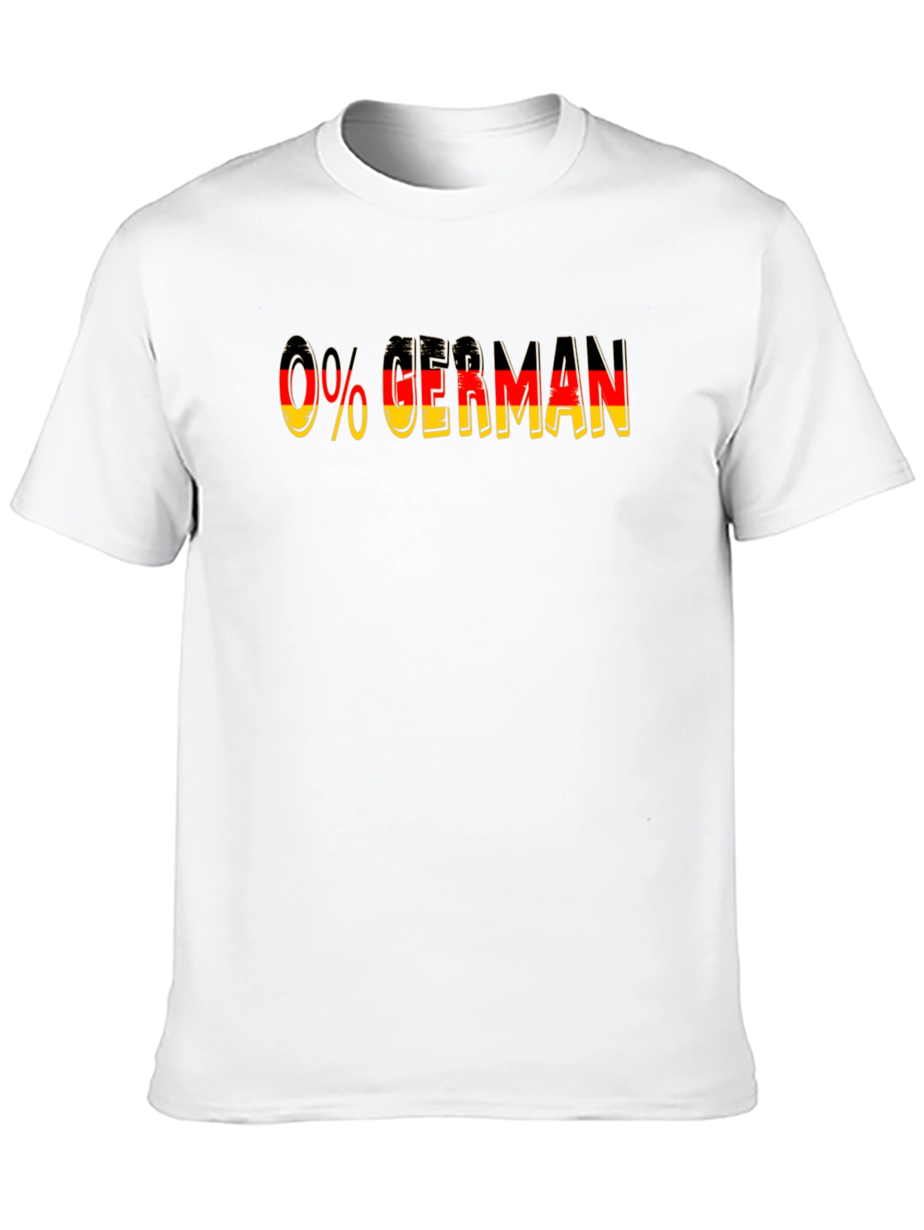 0% German Black T-Shirt