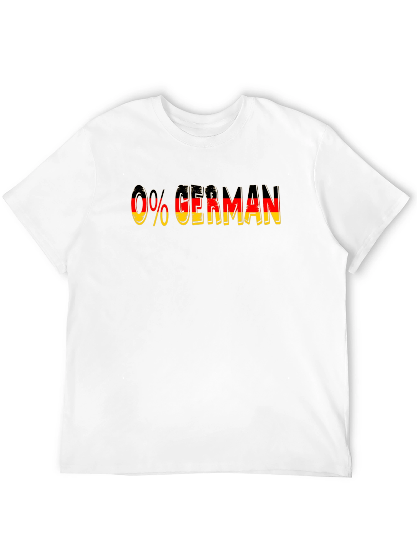 0% German Black T-Shirt