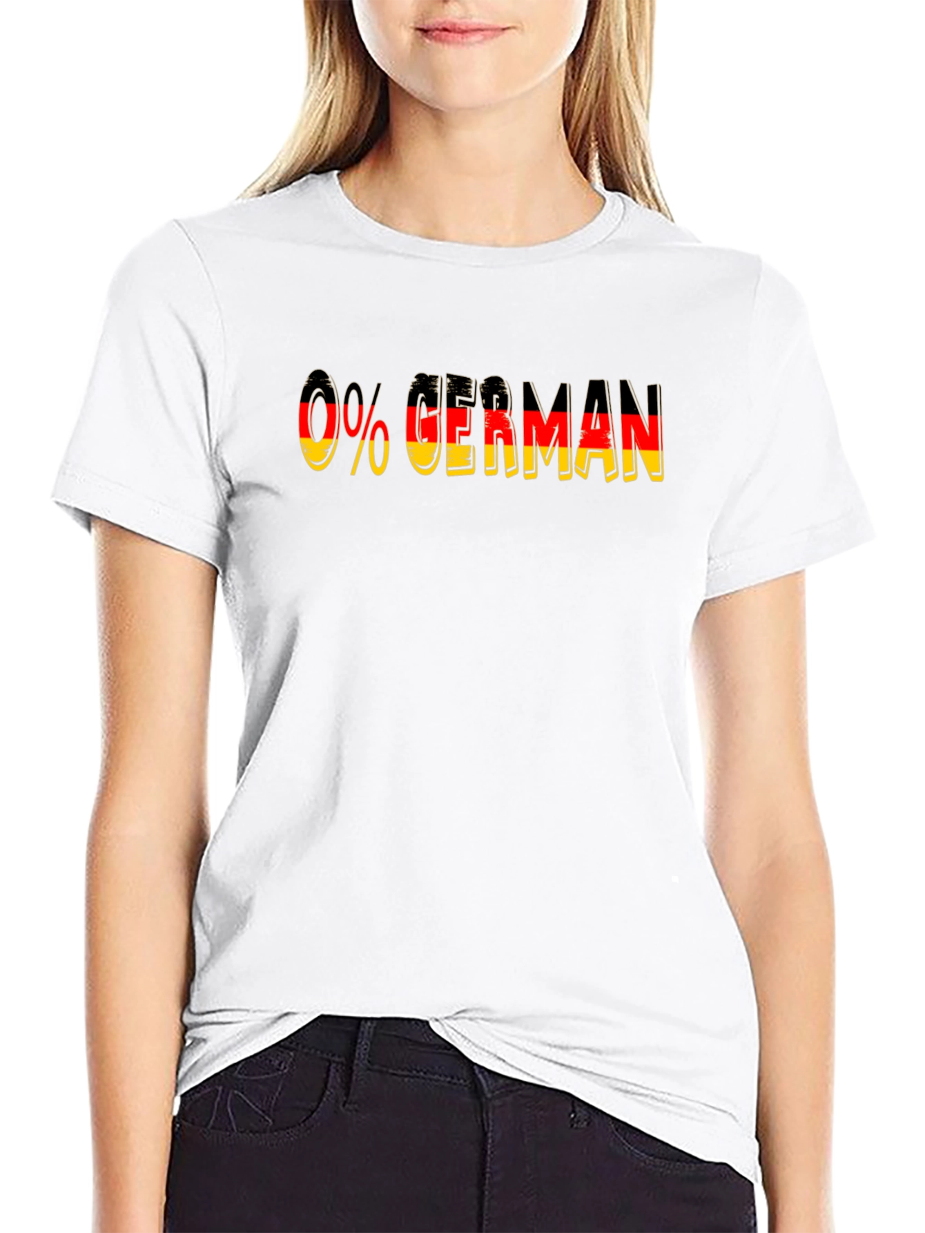0% German Black T-Shirt