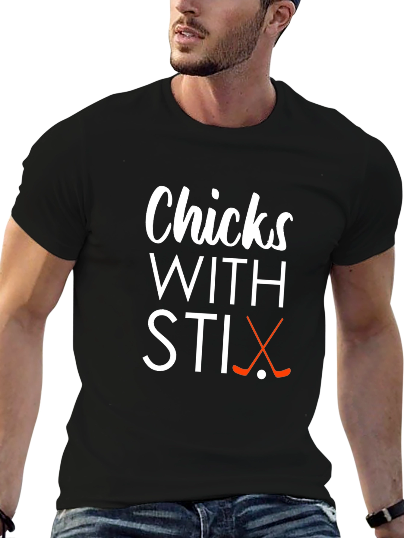 Chicks With Stix Graphic Tee