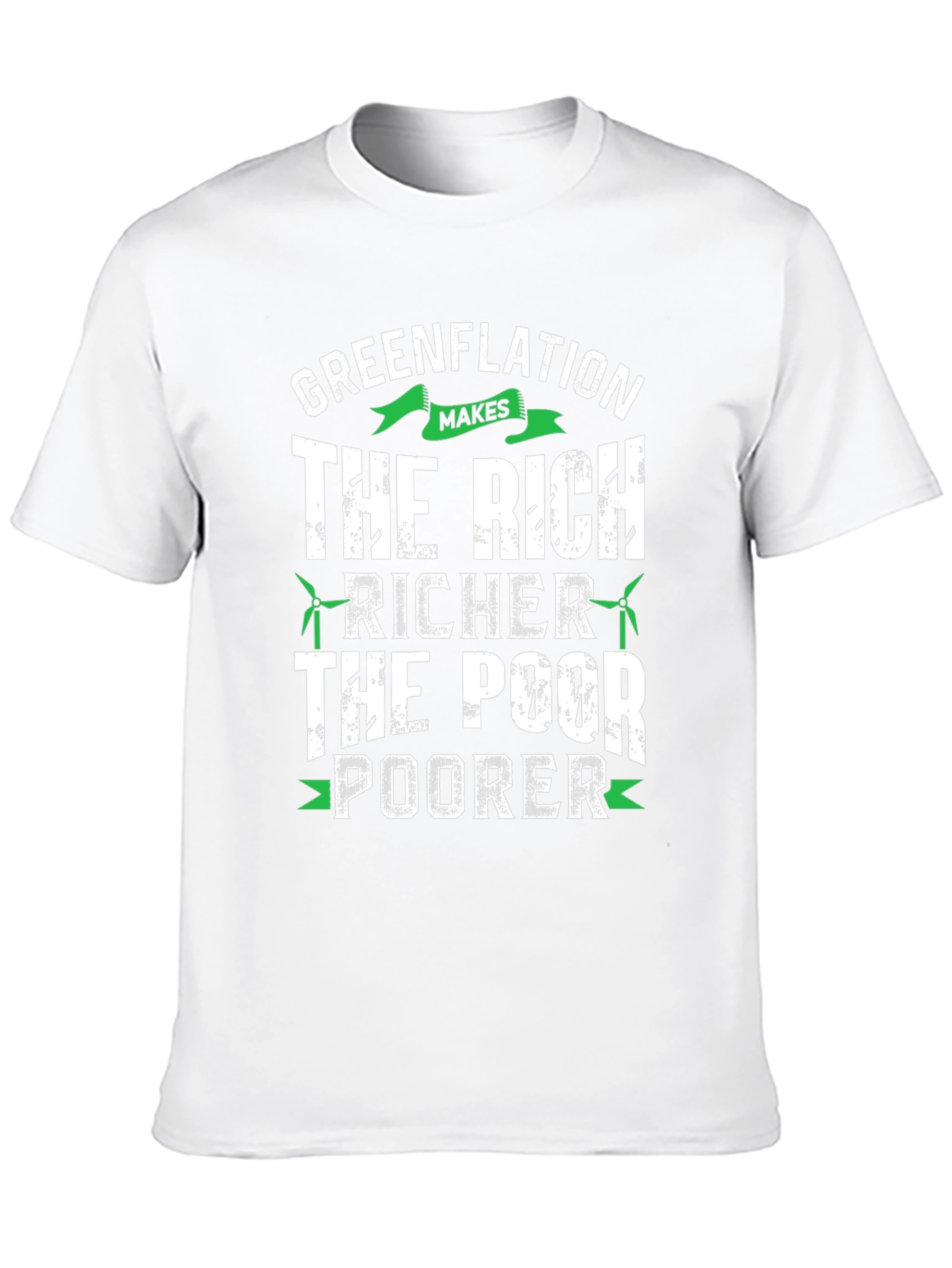 Greenflation Tee: The Rich Get Richer