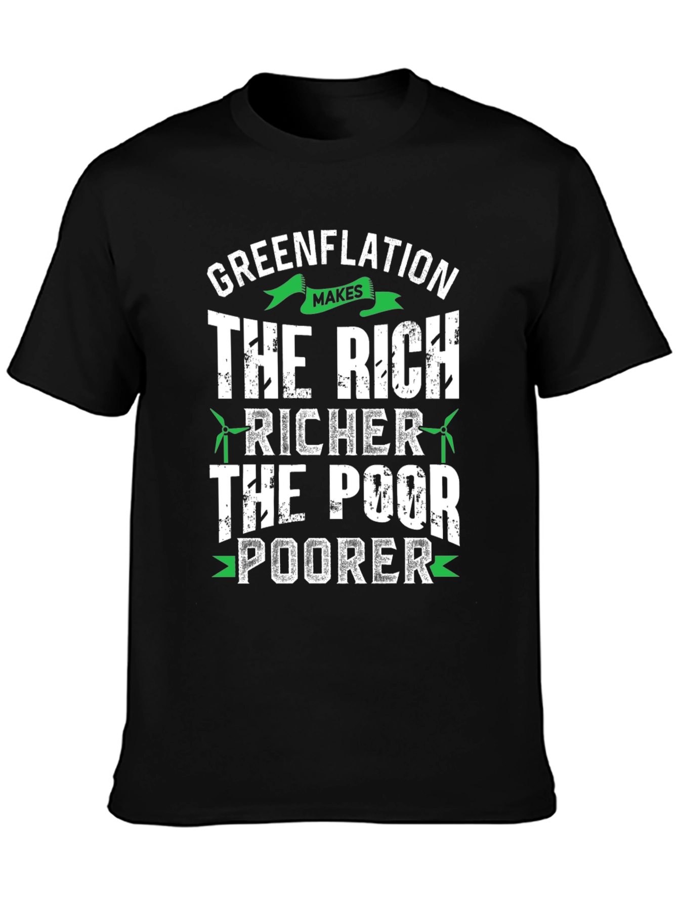 Greenflation Tee: The Rich Get Richer