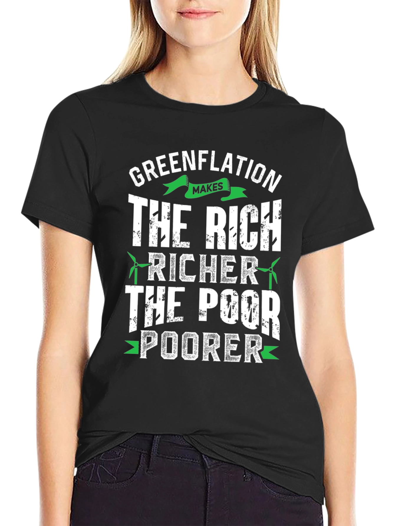 Greenflation Tee: The Rich Get Richer