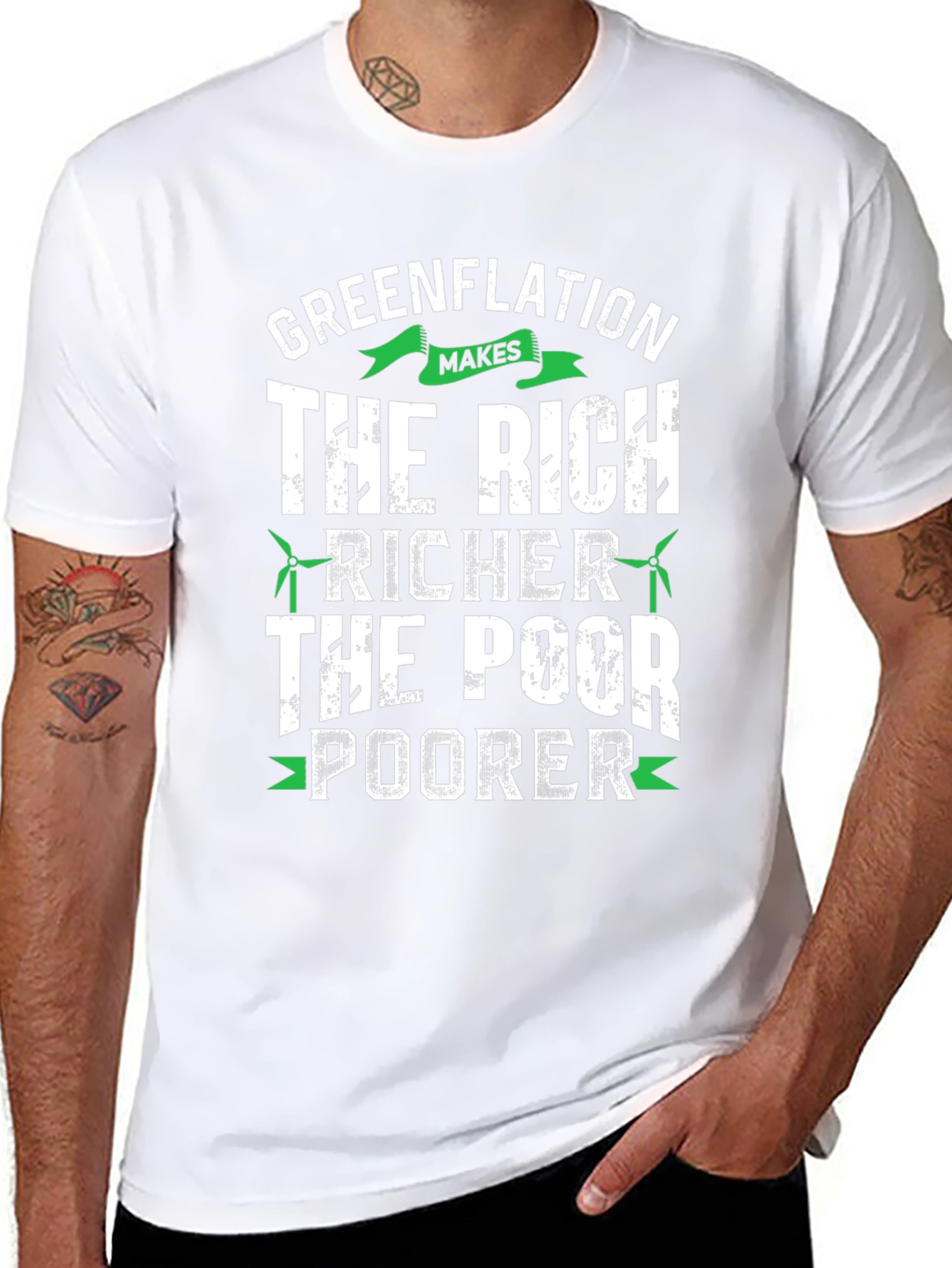 Greenflation Tee: The Rich Get Richer