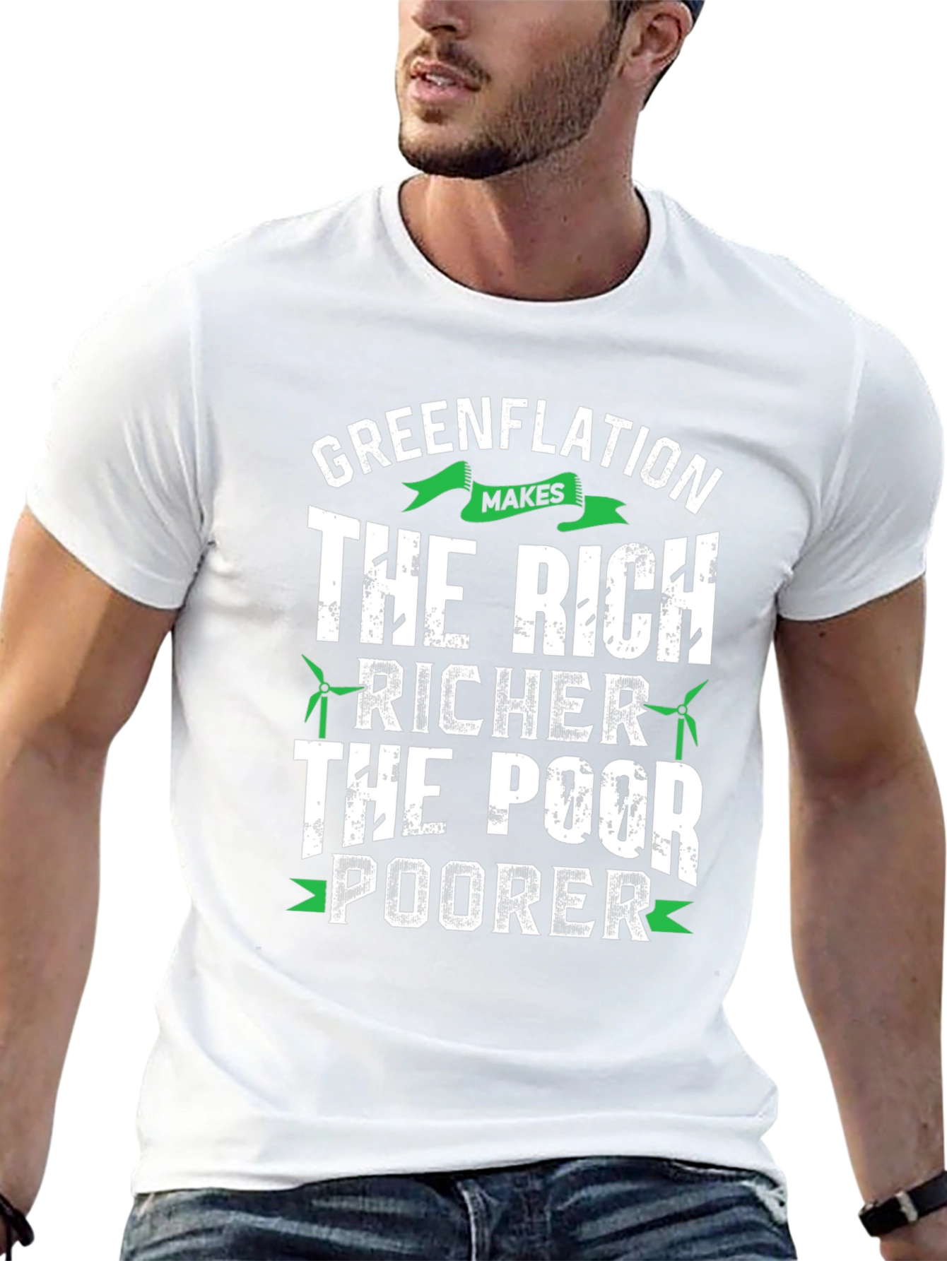 Greenflation Tee: The Rich Get Richer