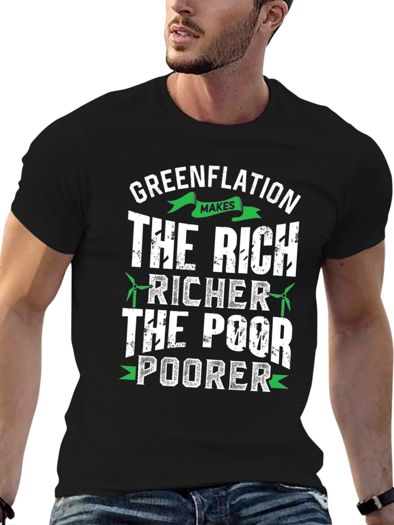 Greenflation Tee: The Rich Get Richer