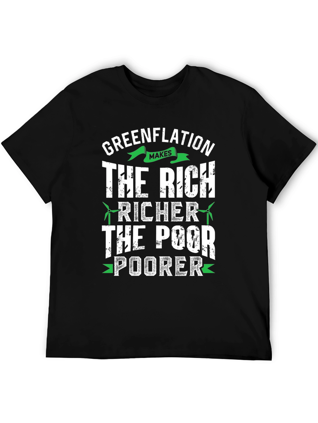 Greenflation Tee: The Rich Get Richer