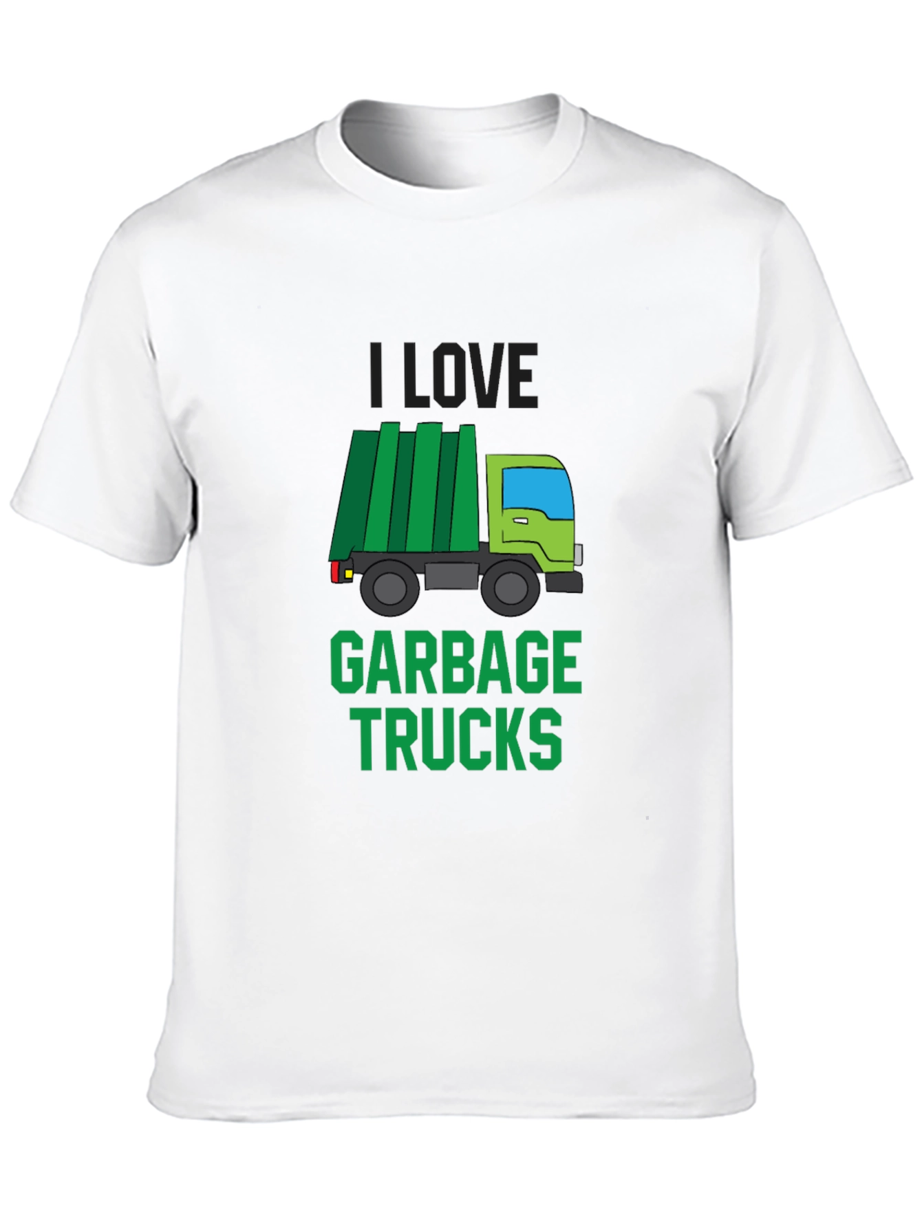 I Love Garbage Trucks T-Shirt