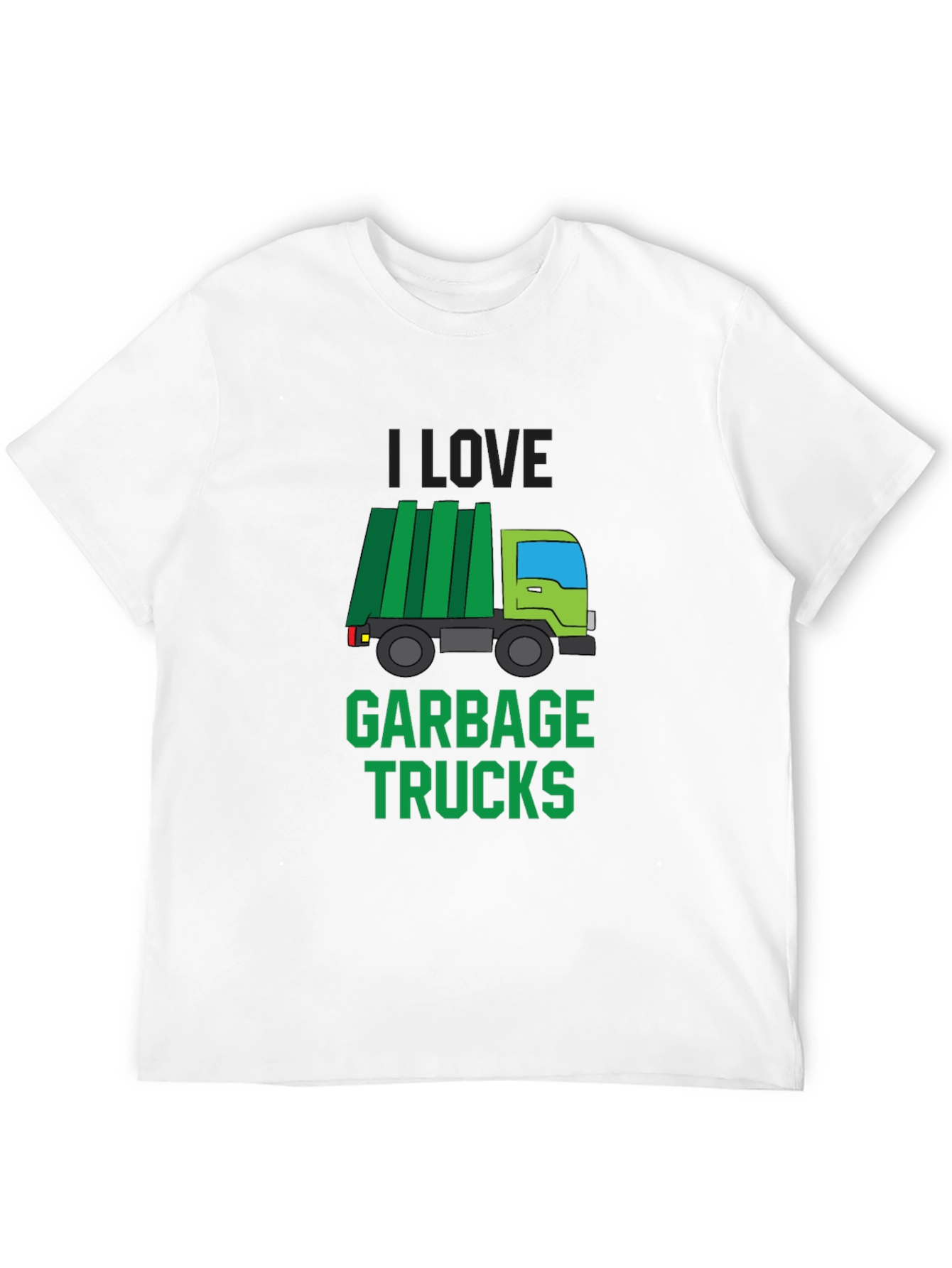 I Love Garbage Trucks T-Shirt