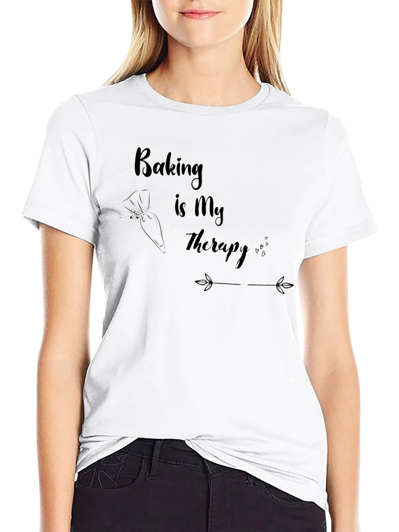 Baking is My Therapy Graphic Tee