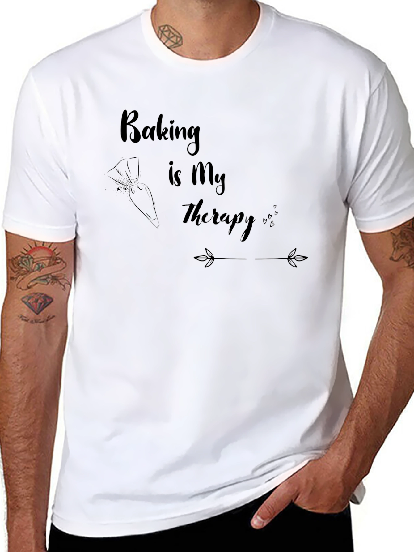 Baking is My Therapy Graphic Tee