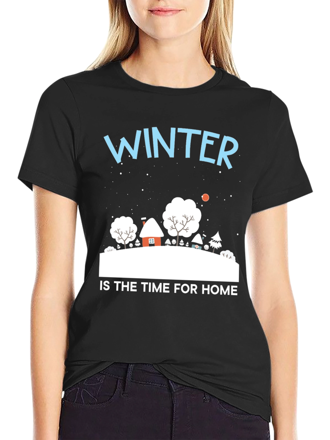 Winter Is Home T-Shirt | Cozy Holiday Tee