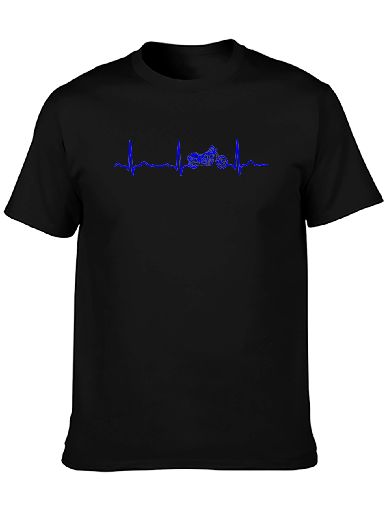 Motorcycle Heartbeat T-Shirt - Biker Life Style